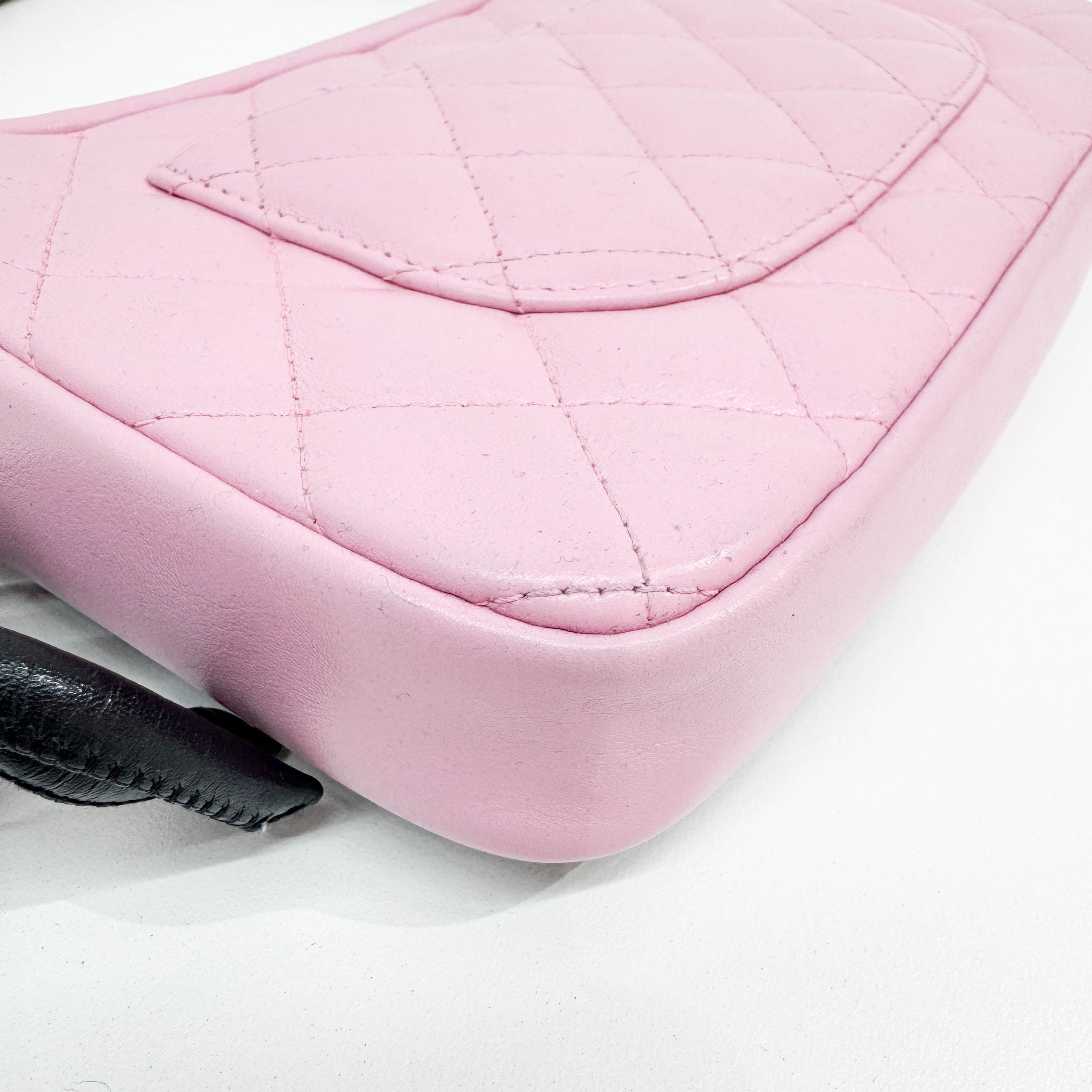 Cambon Pink Leather Shoulder Bag