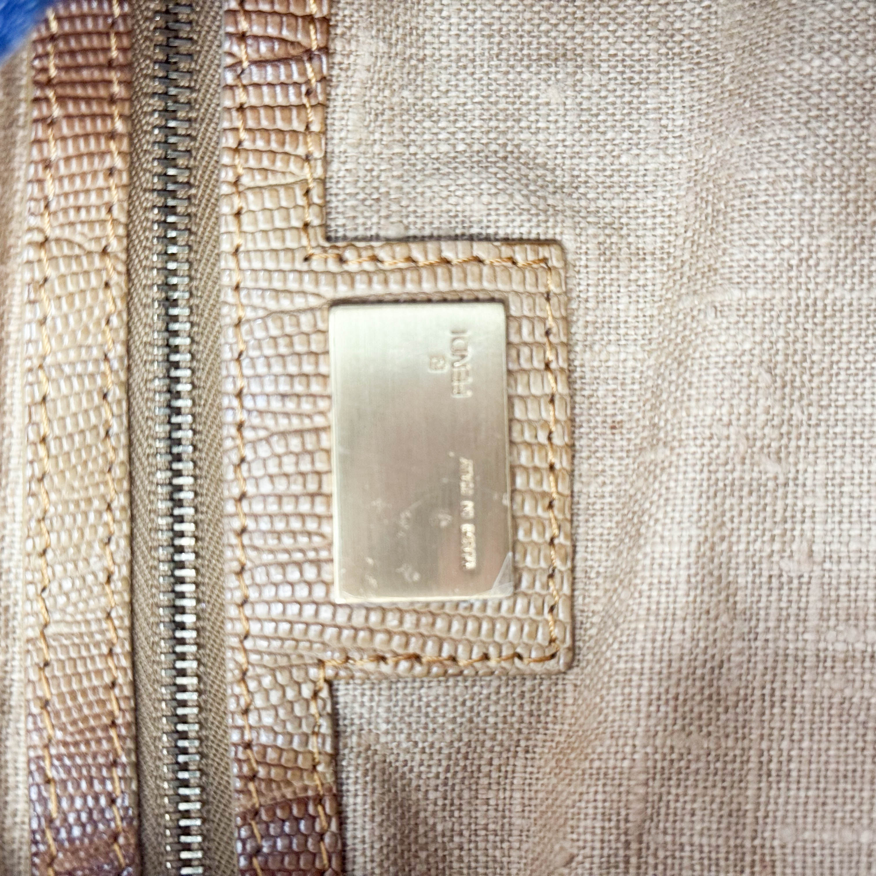 Mamma Baguette Blue Denim Shoulder Bag