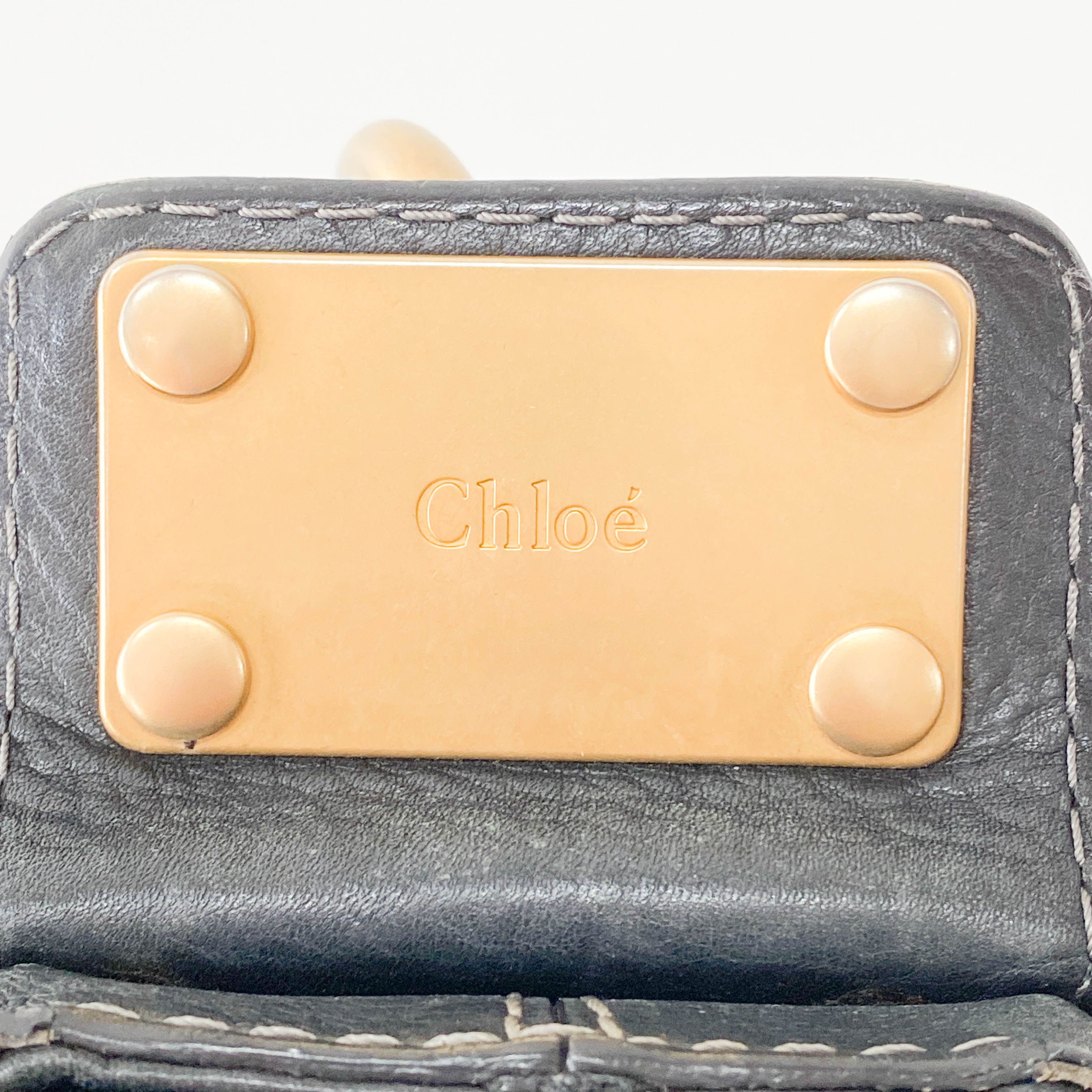 Paddington Black Leather Shoulder Bag