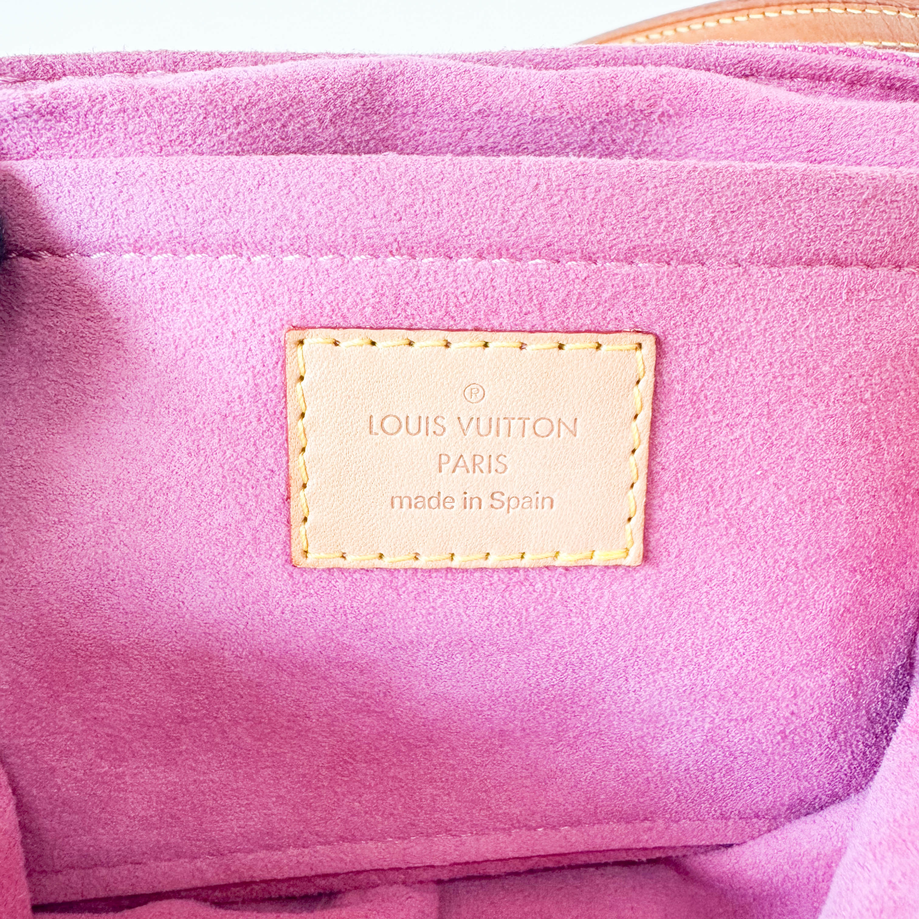 Mini Pleaty Pink Denim Shoulder Bag