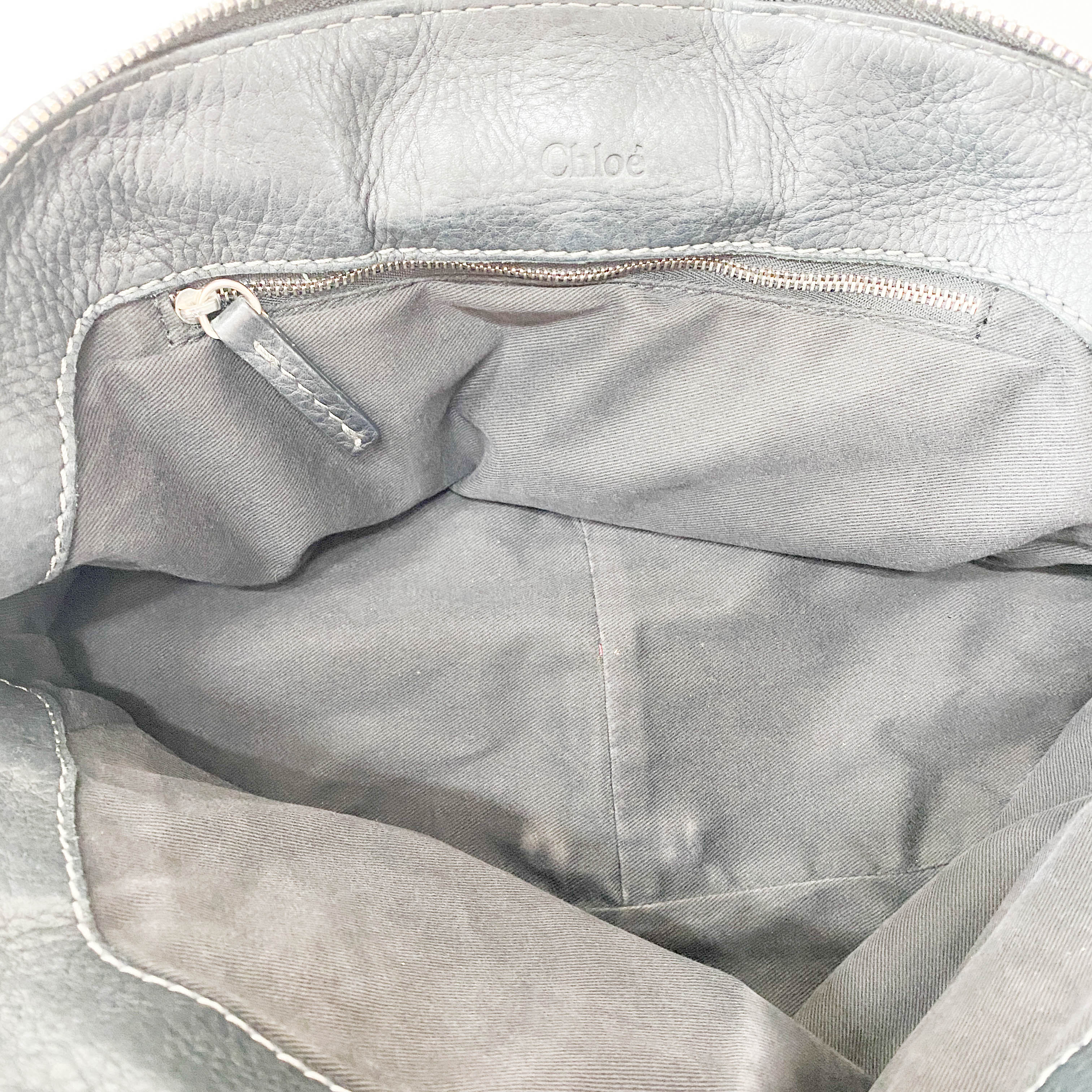 Paddington Black Leather Shoulder Bag