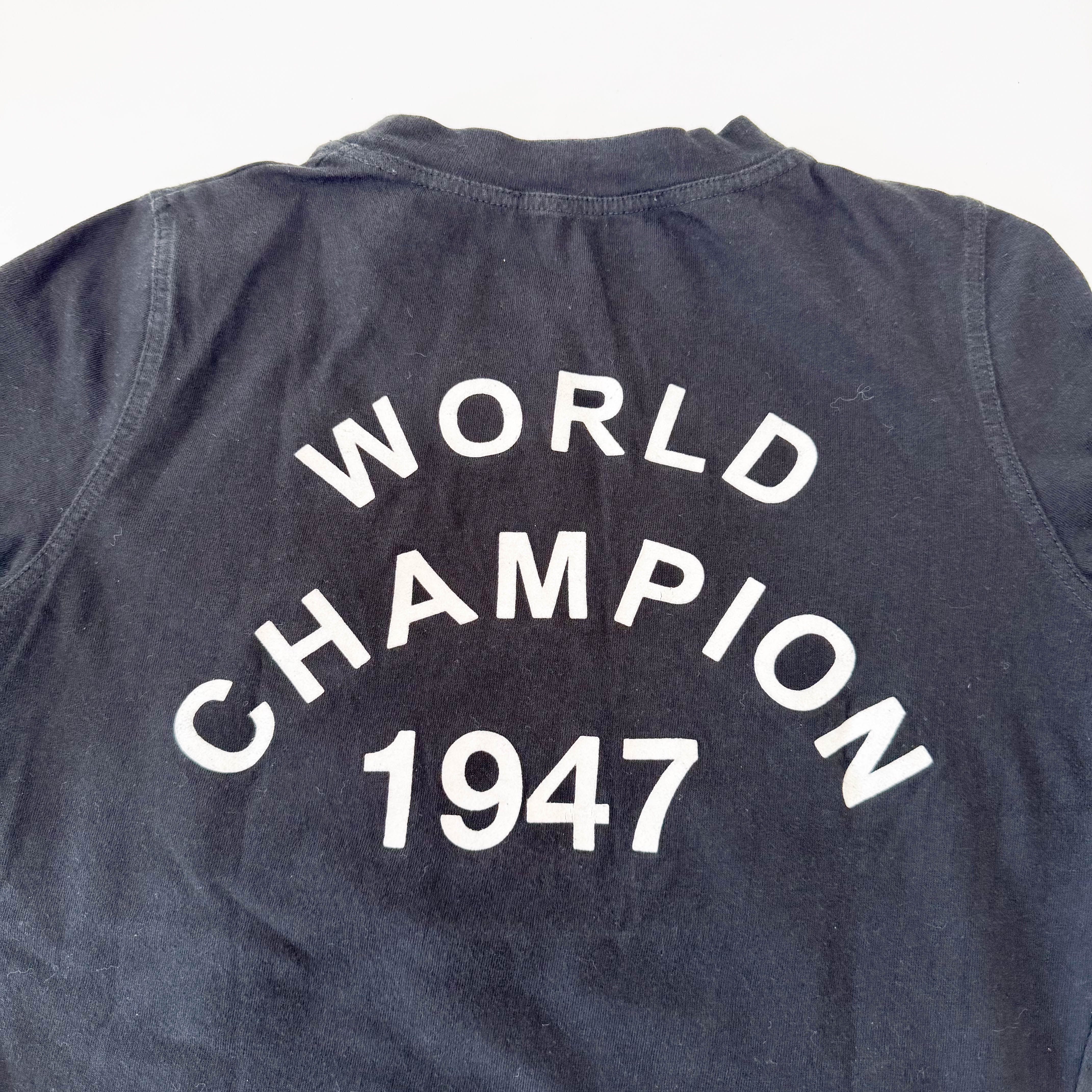 J'Adore Dior Size 6 Black Cotton T-Shirt