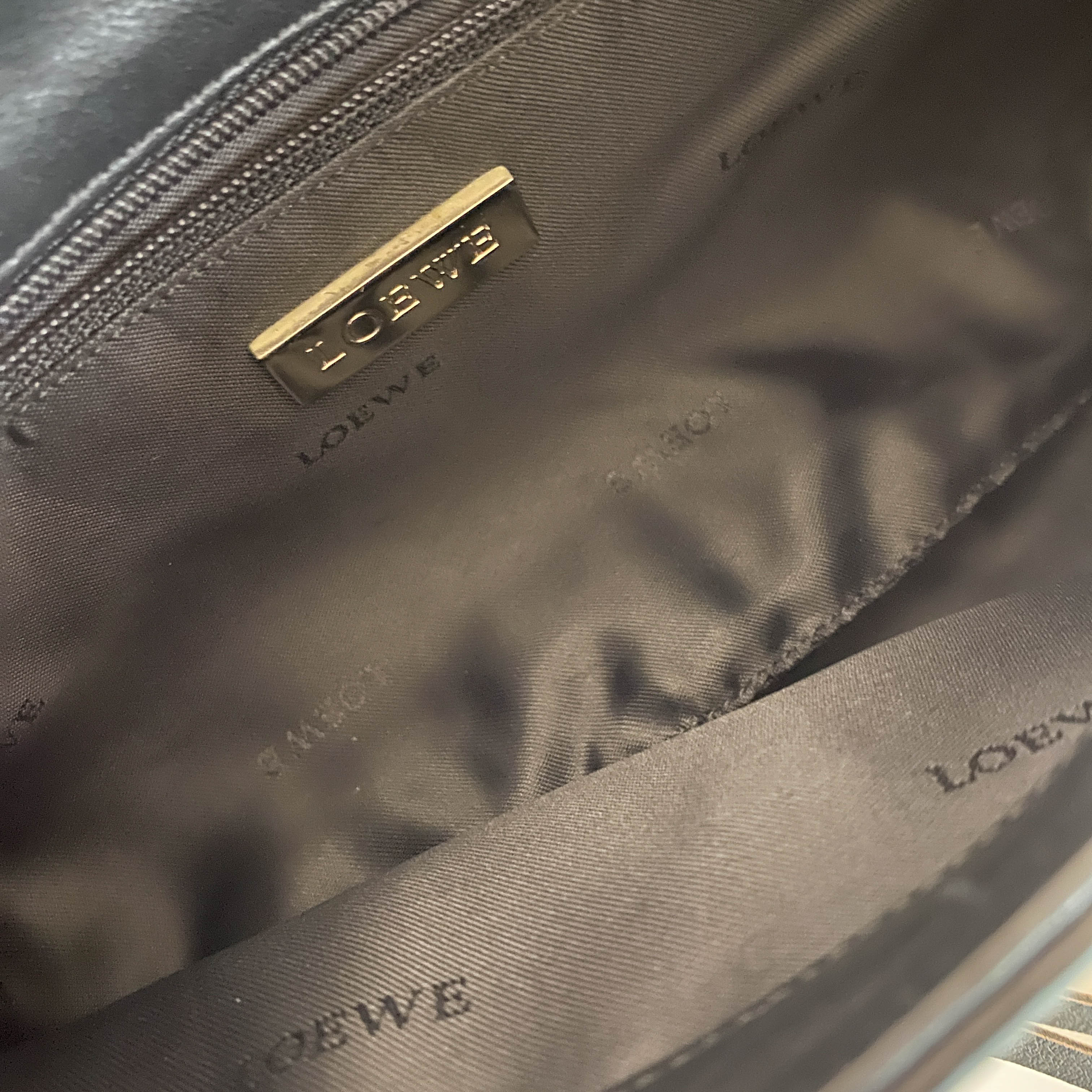 Archive Black Leather and Suede Hobo Shoulder Bag