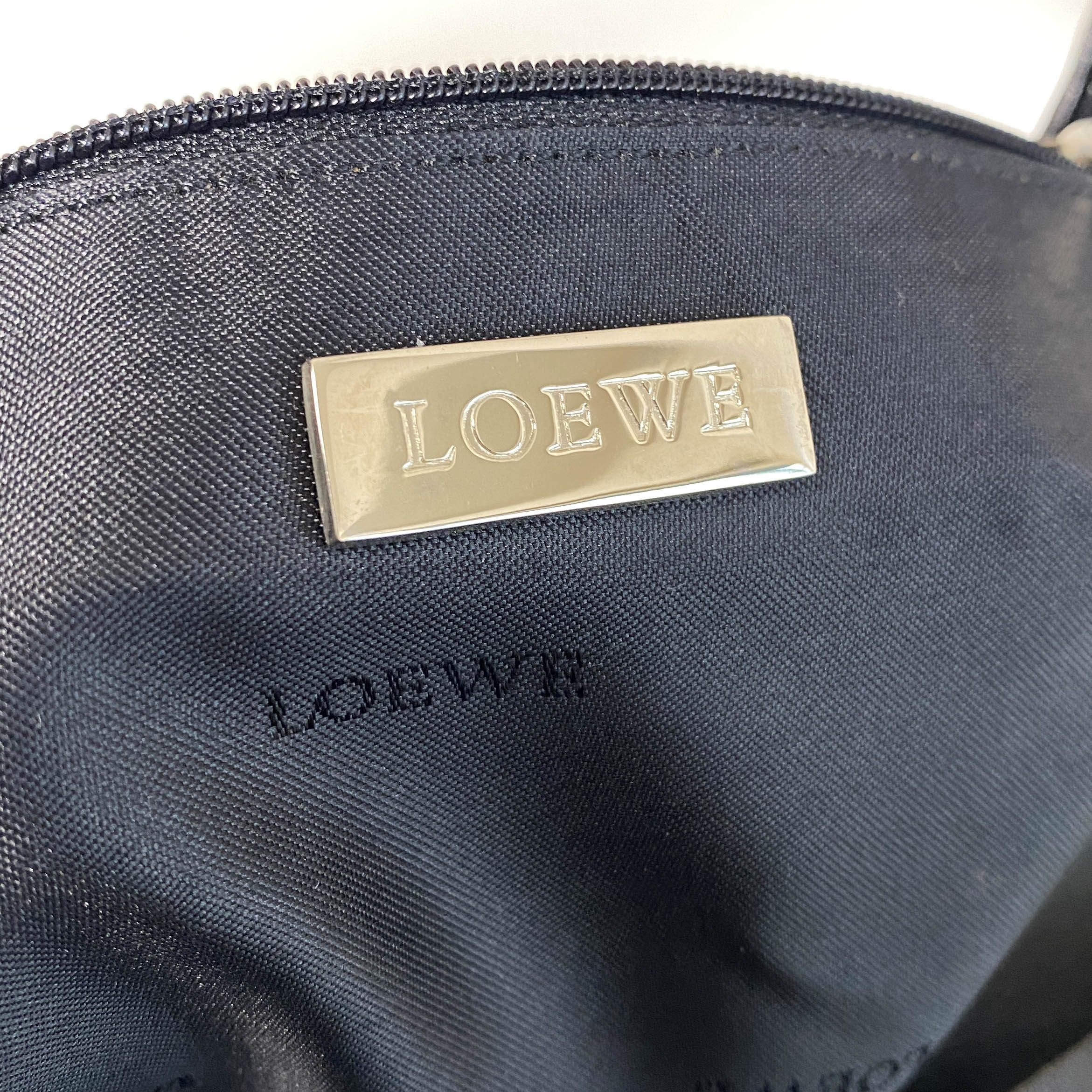 Archive Black Leather and Suede Hobo Shoulder Bag