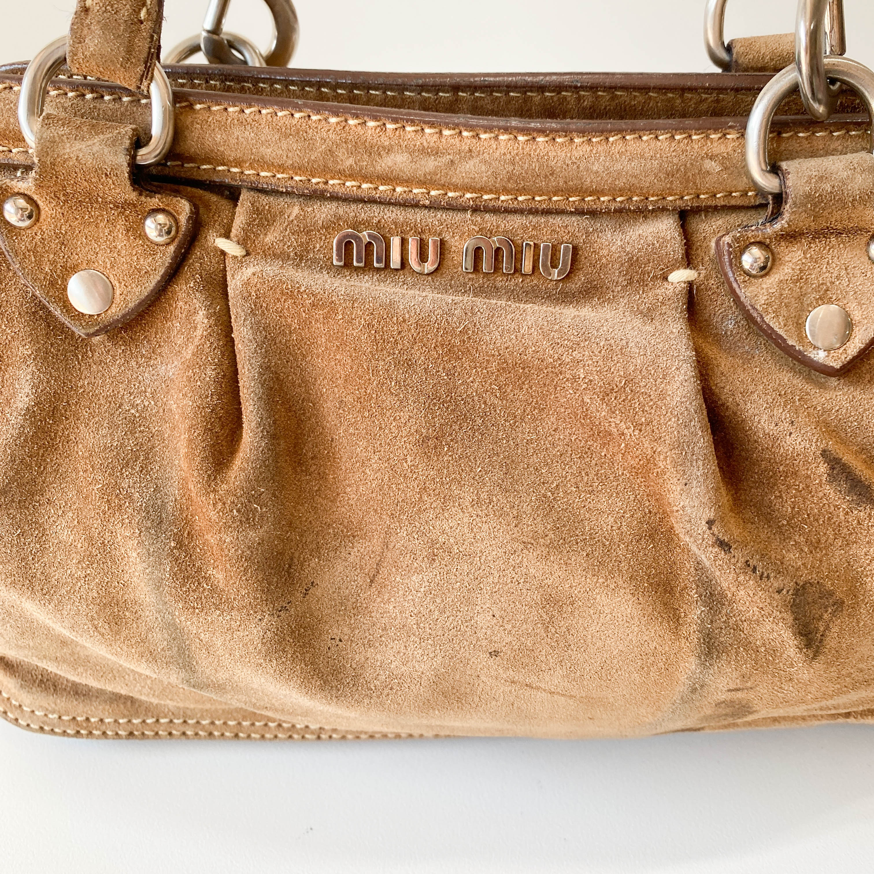 Archive Brown Suede Shoulder Bag