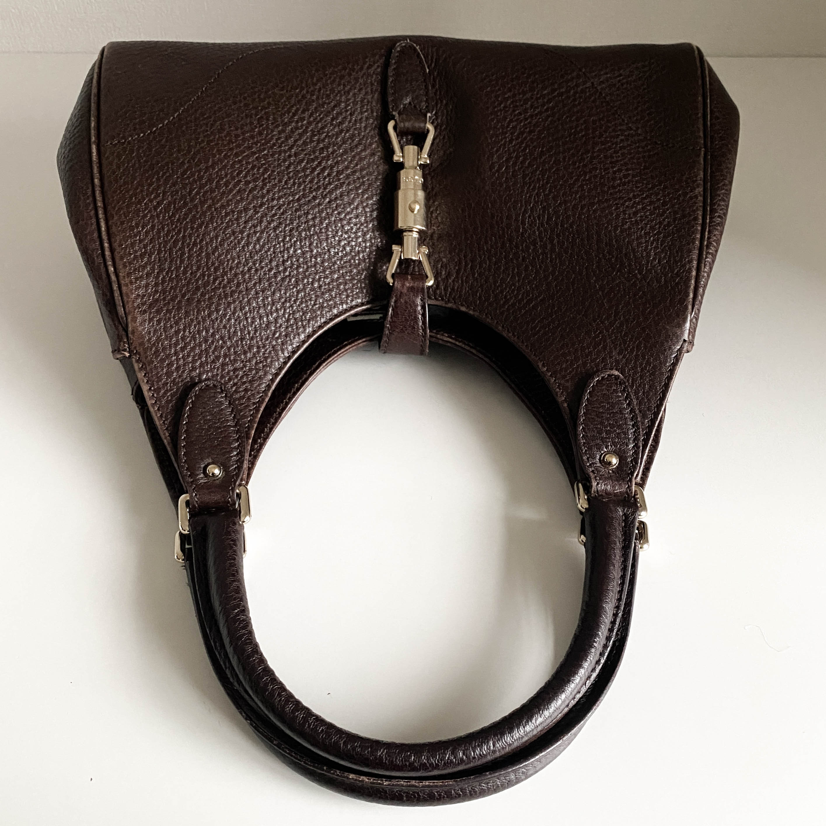 New Jackie Brown Leather Shoulder Bag