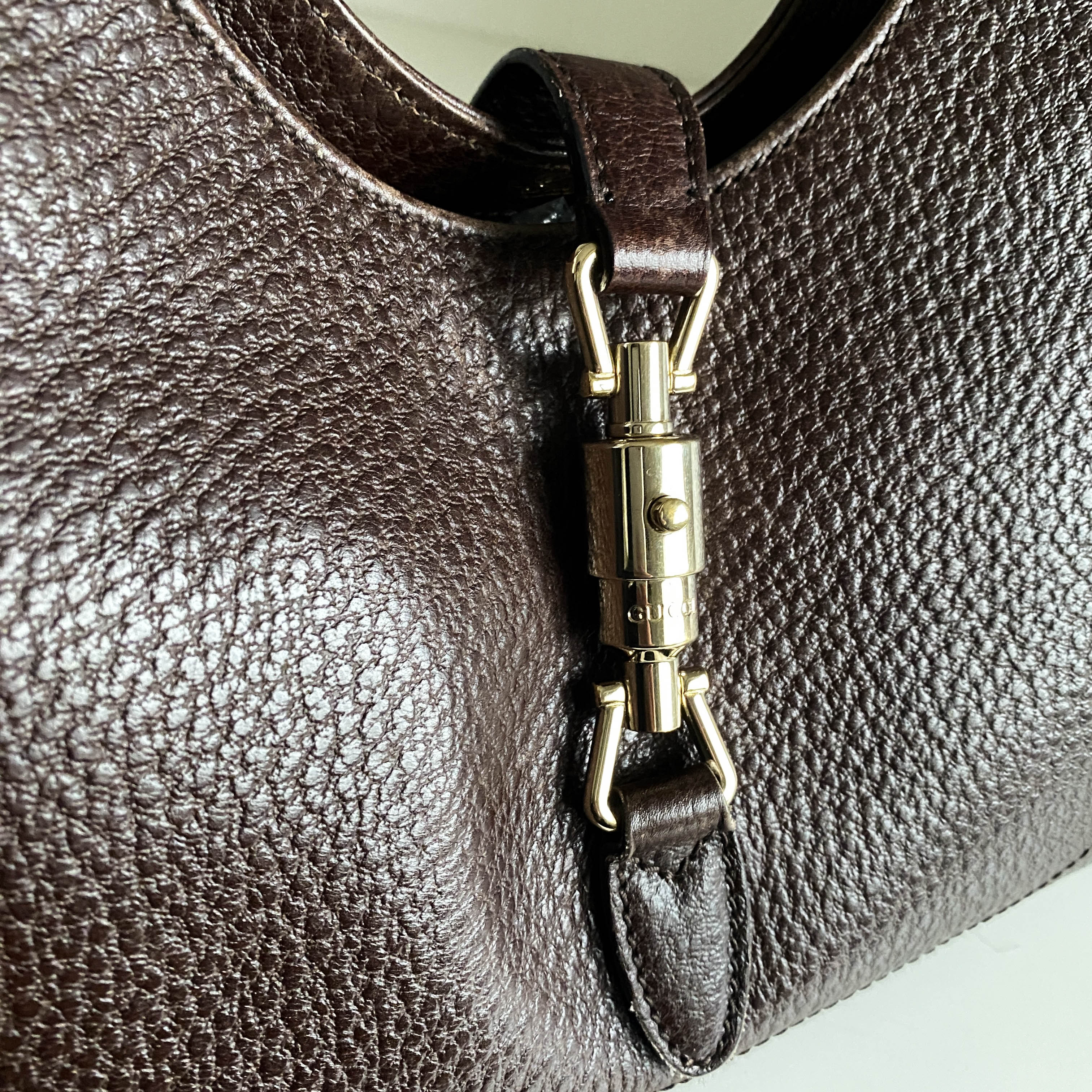 New Jackie Brown Leather Shoulder Bag
