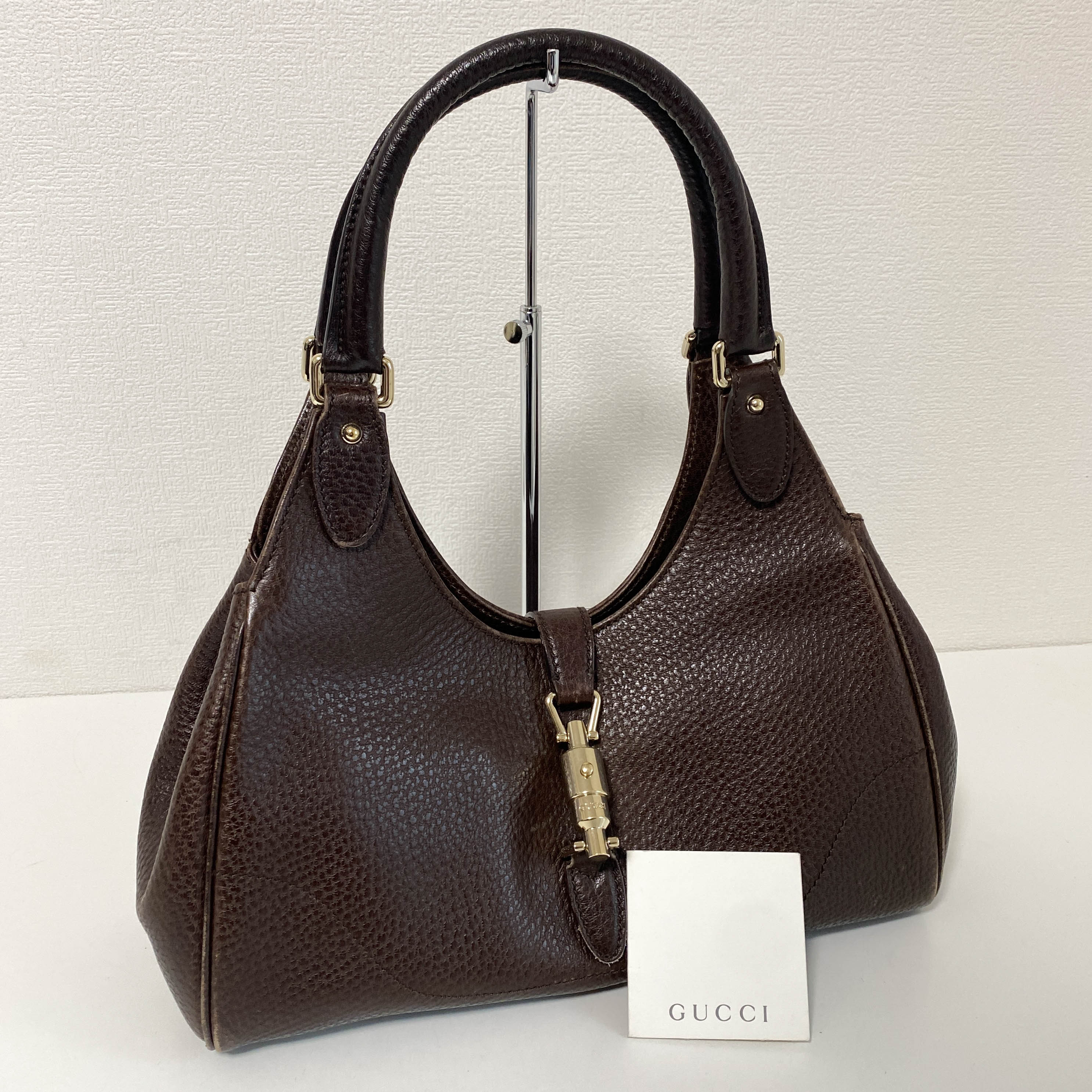 New Jackie Brown Leather Shoulder Bag