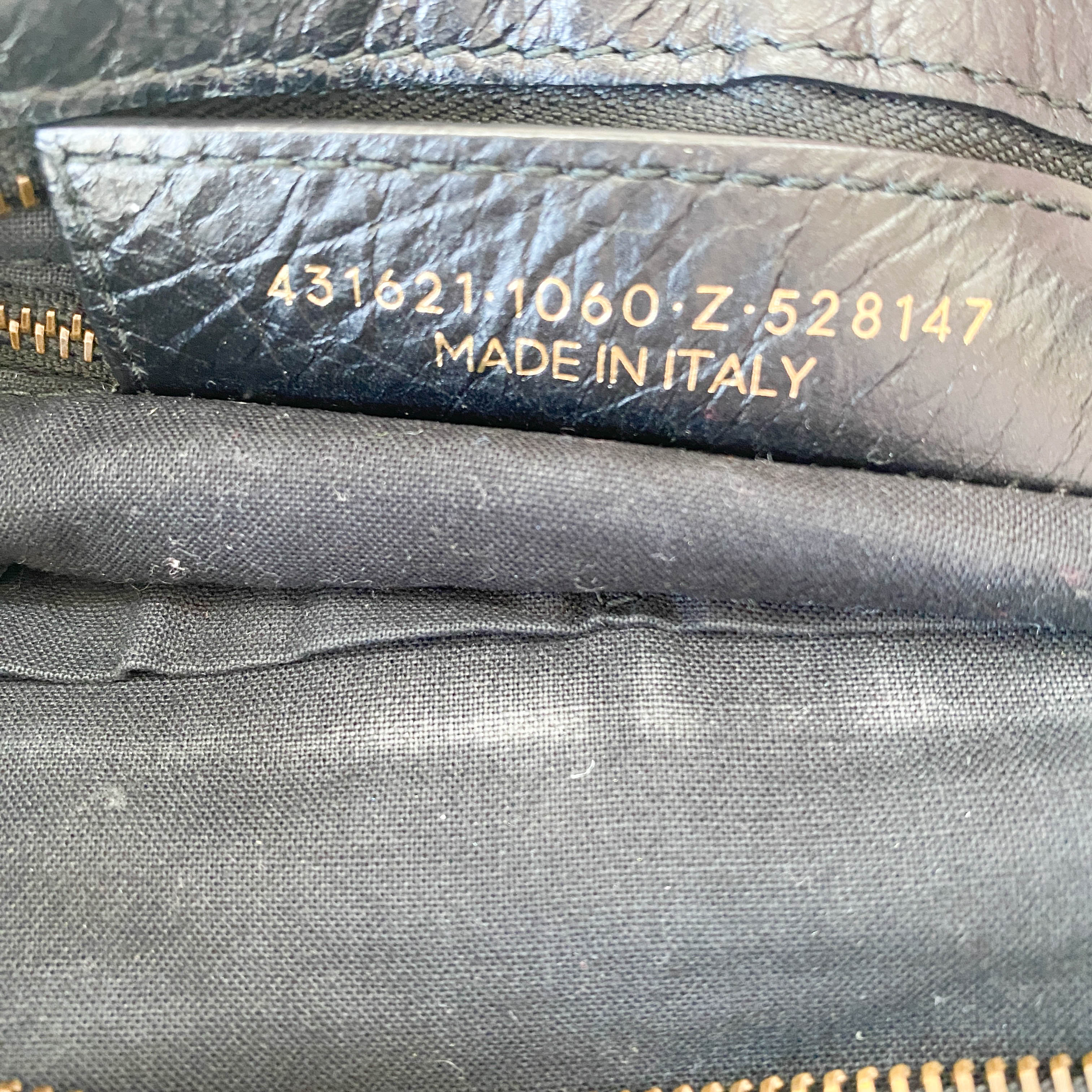 Graffiti The City Black Leather Hand Bag