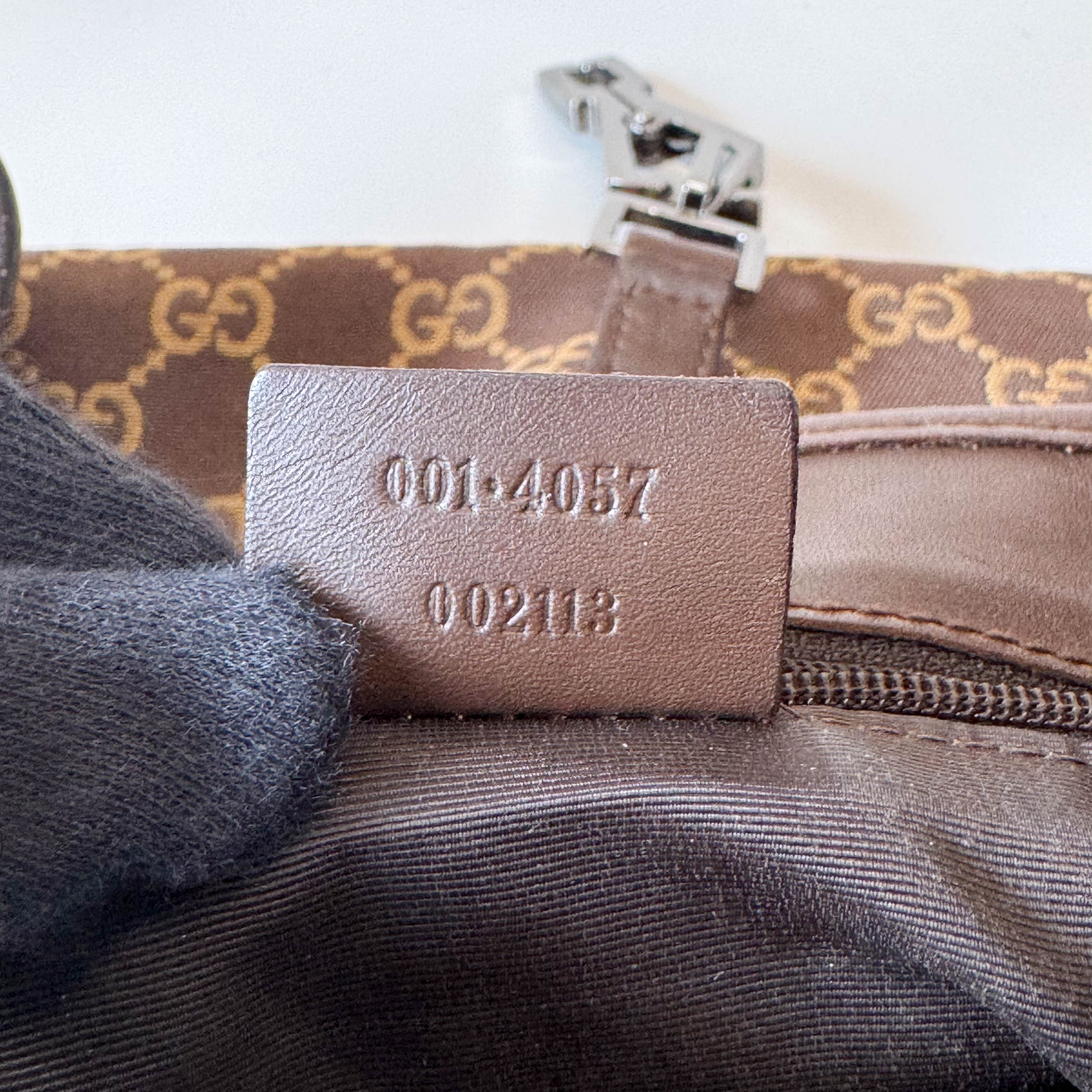 GG Canvas Brown Shoulder Bag