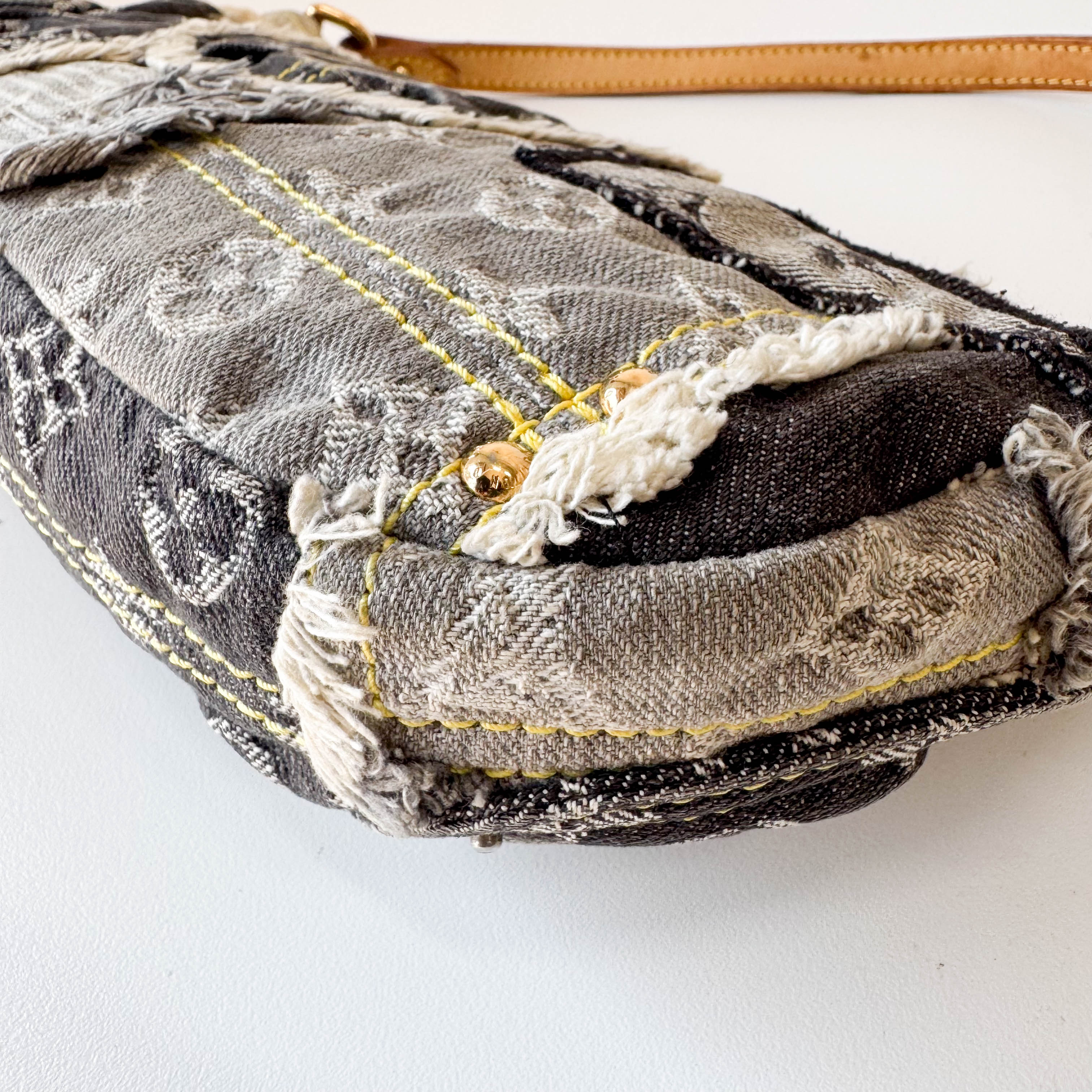 Monogram Denim Patchwork Pochette