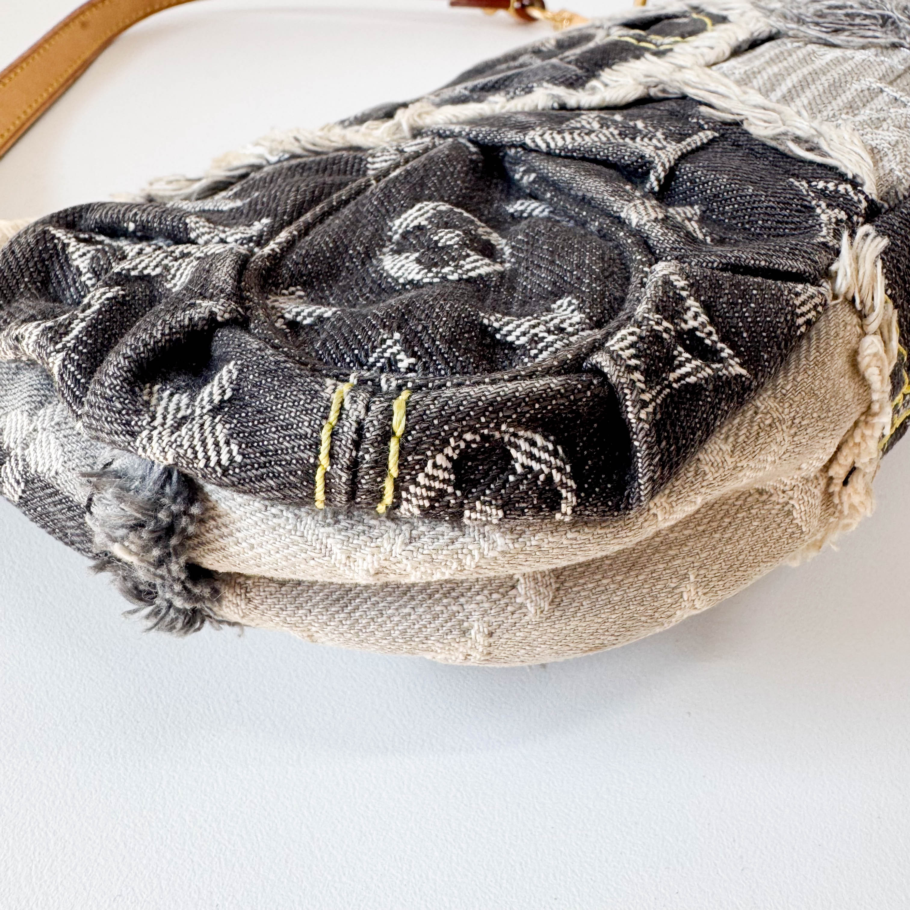 Monogram Denim Patchwork Pochette