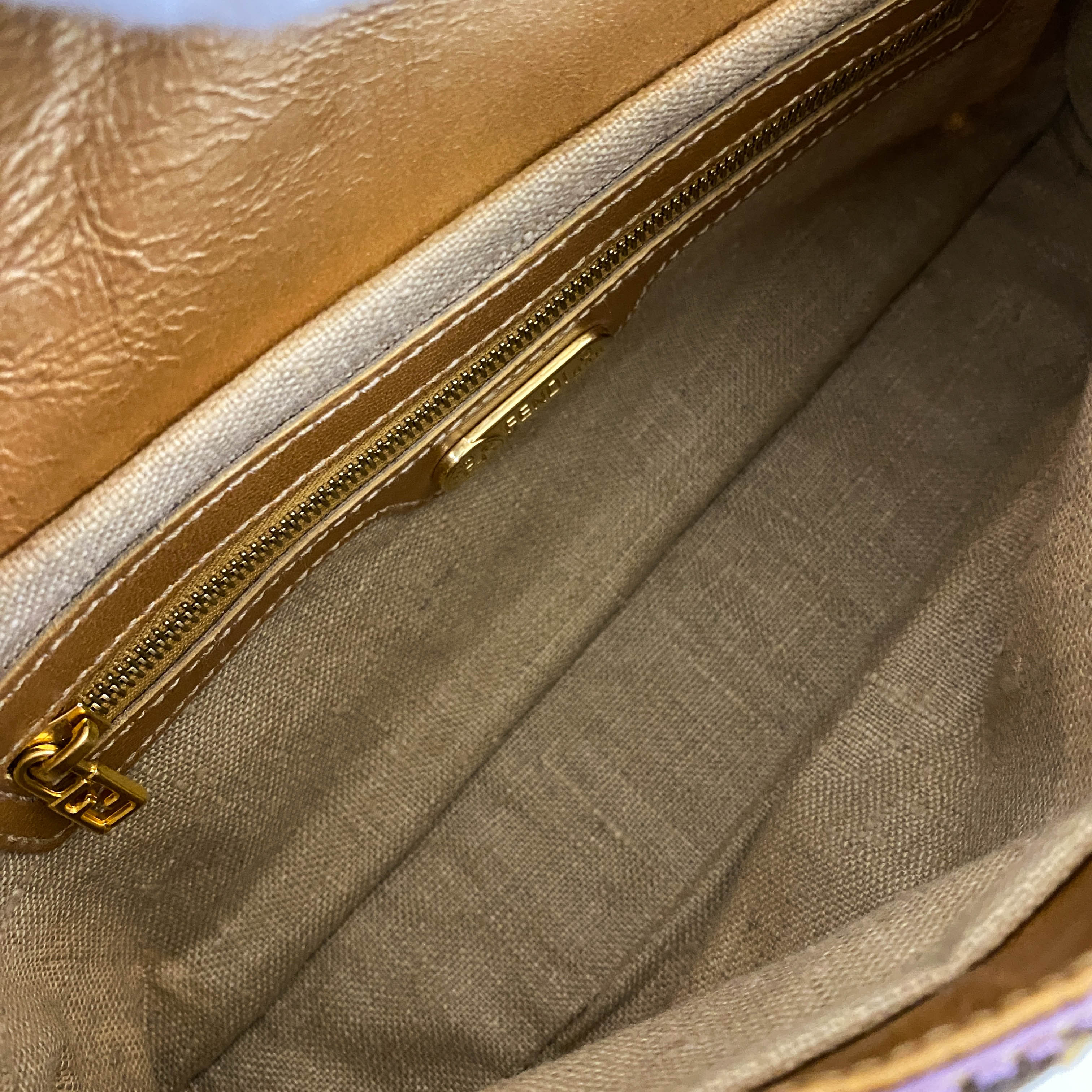 Baguette Purple Beaded Shoulder Bag