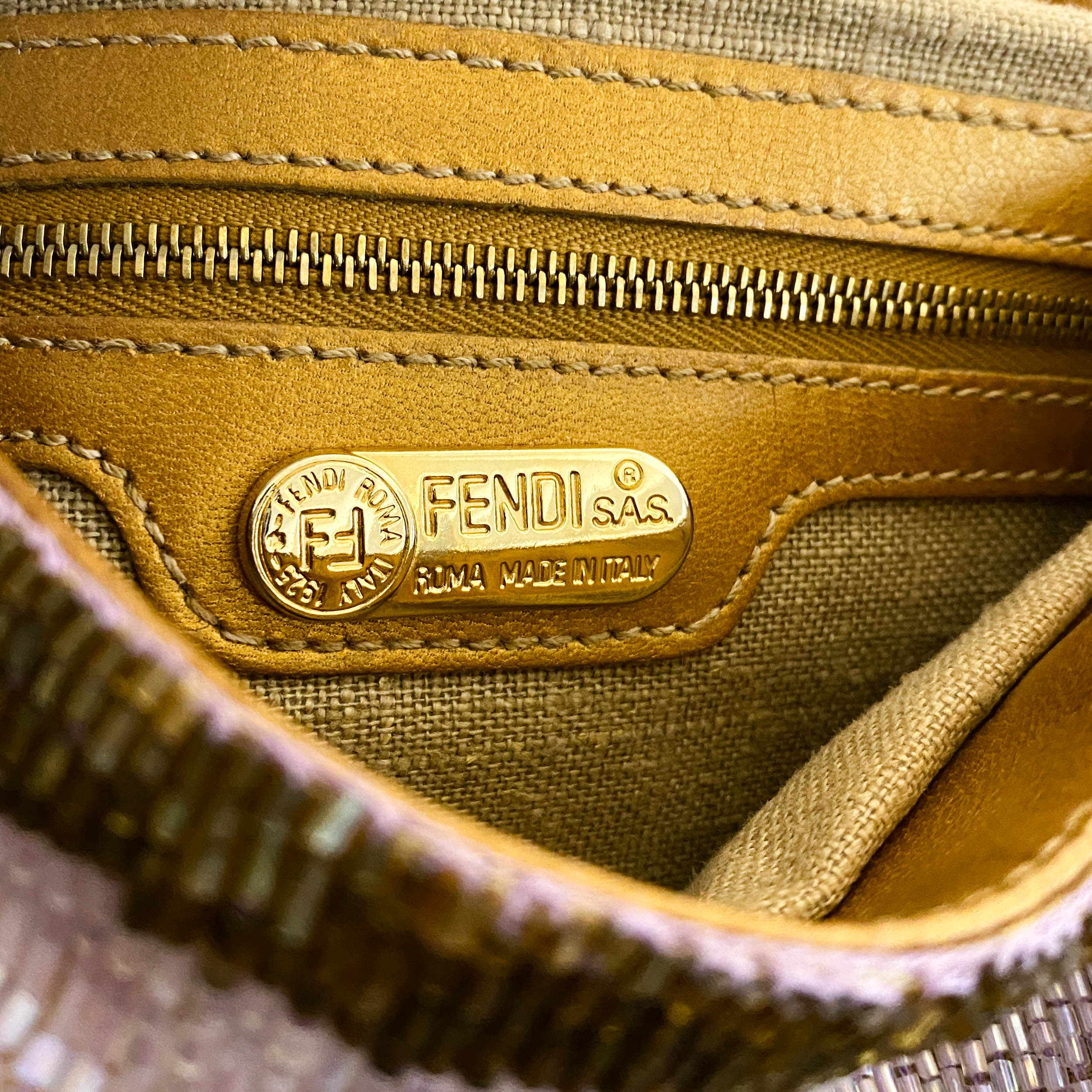 Baguette Purple Beaded Shoulder Bag