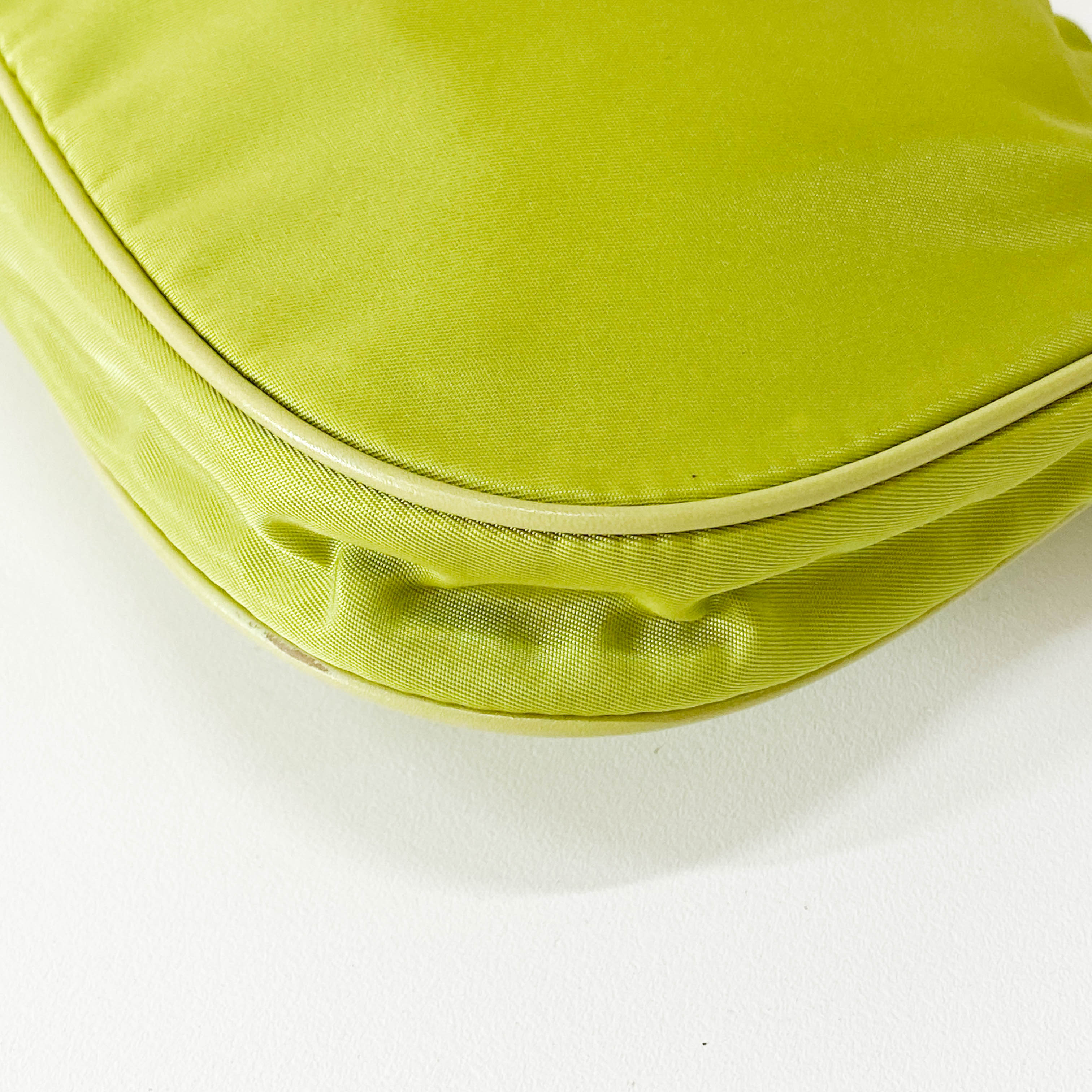 Small Green Nylon Shoulder Bag