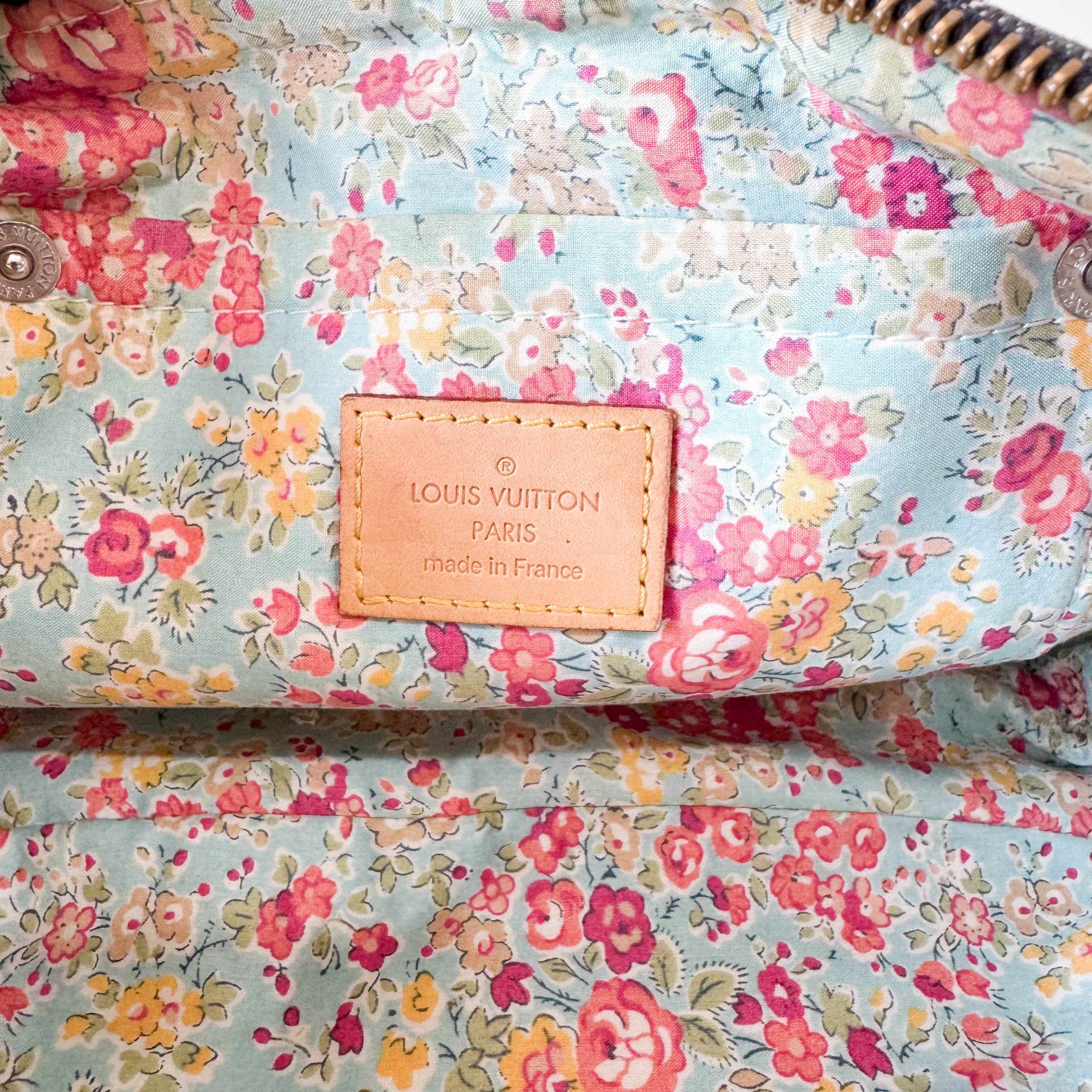 Monogram Denim Patchwork Pochette