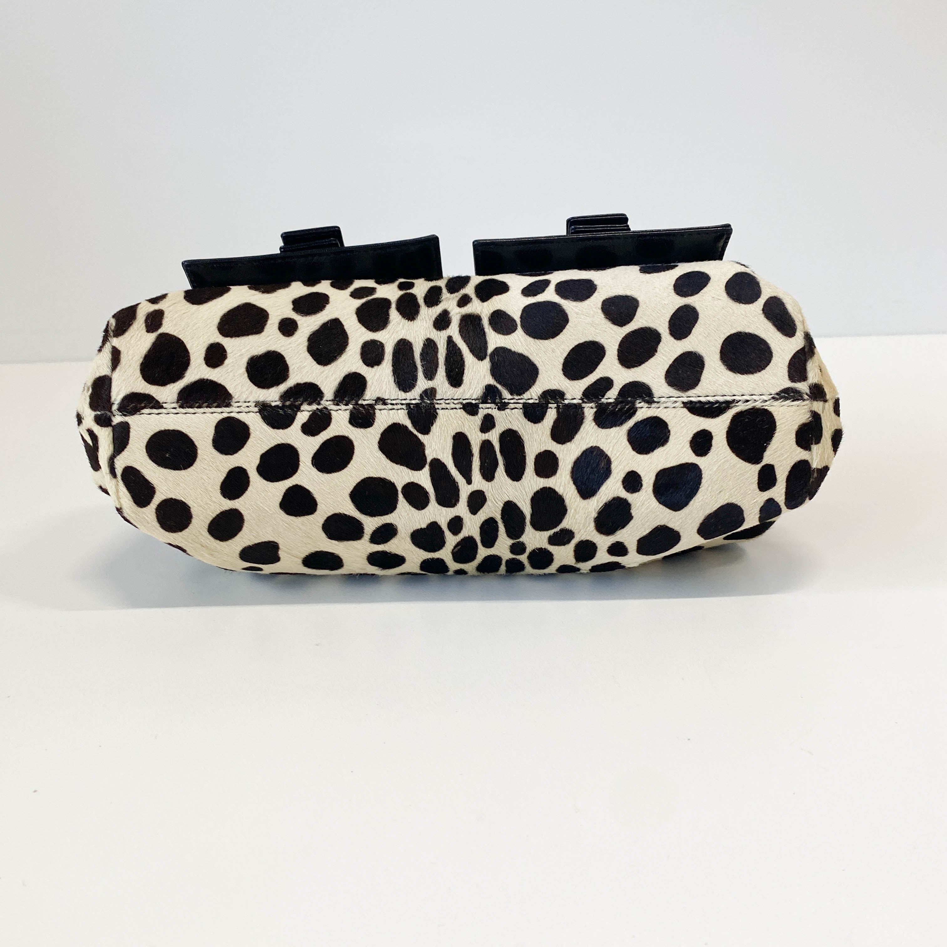 Brown Pony Hair Top Handle Bag