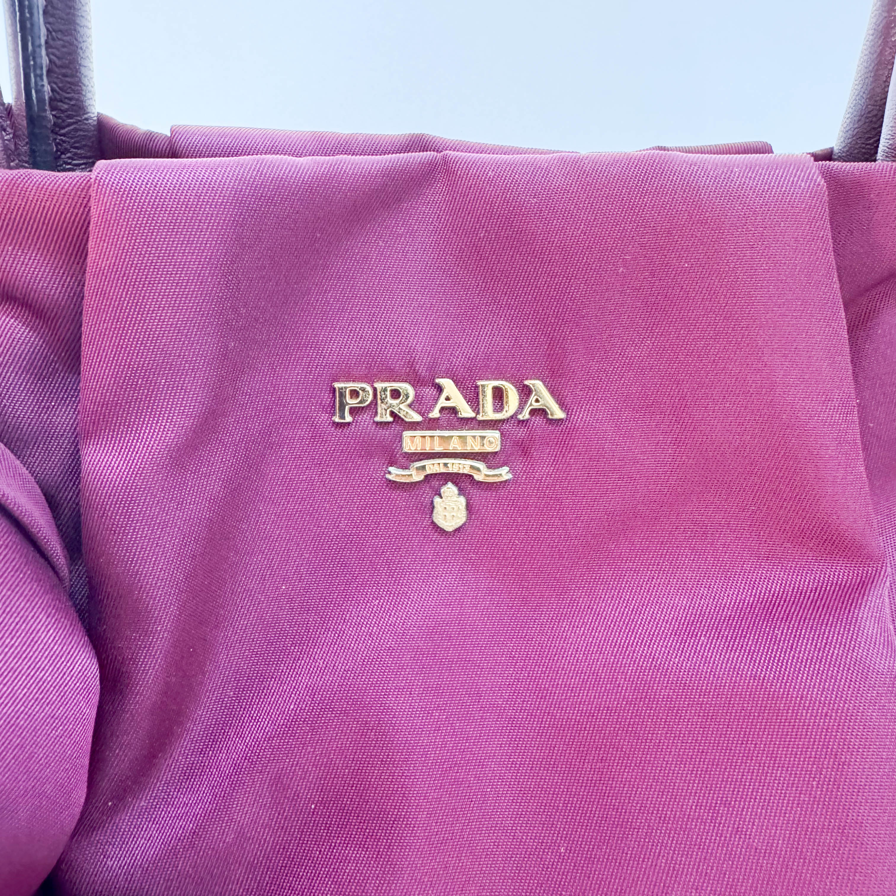 Burgundy Satin Handbag