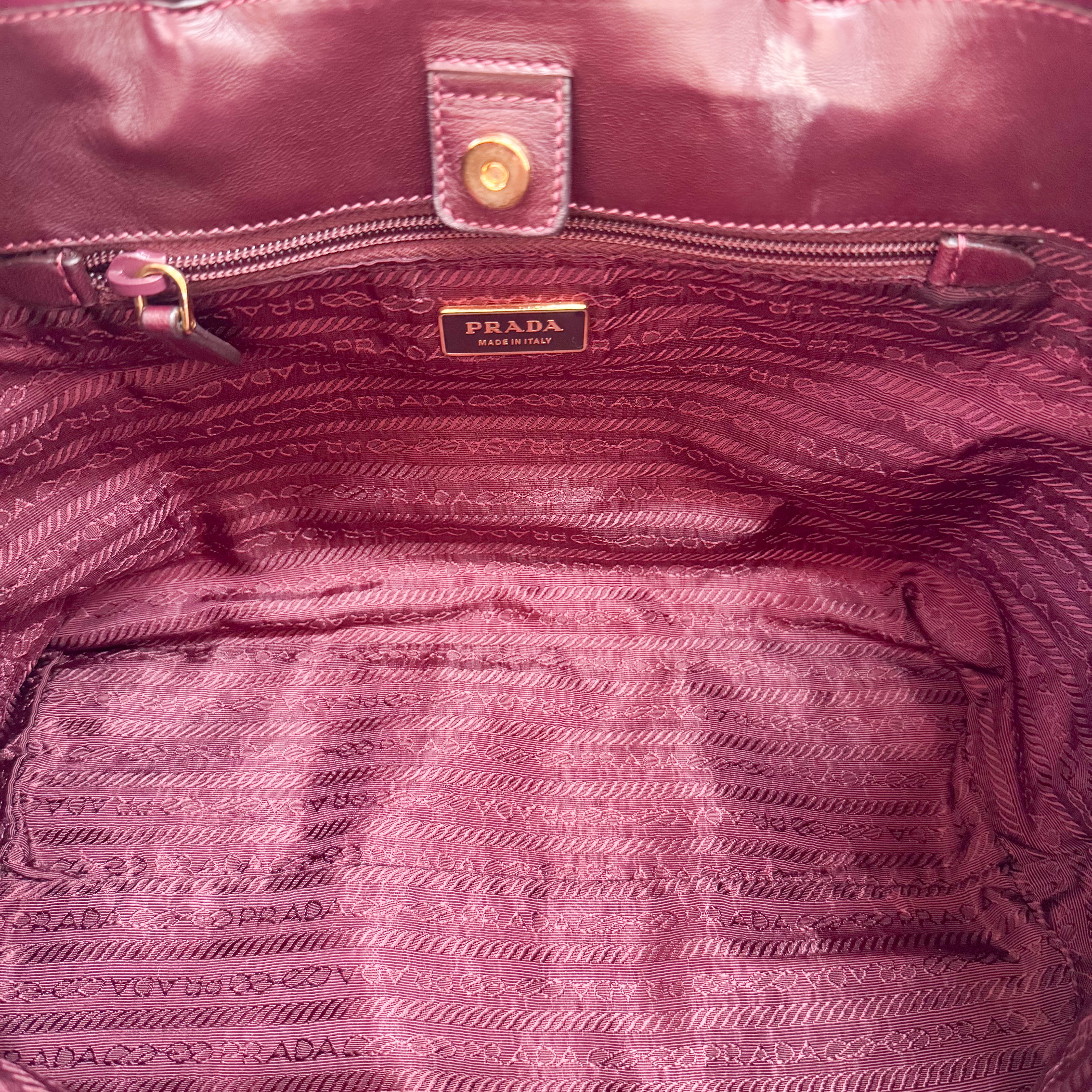 Burgundy Satin Handbag