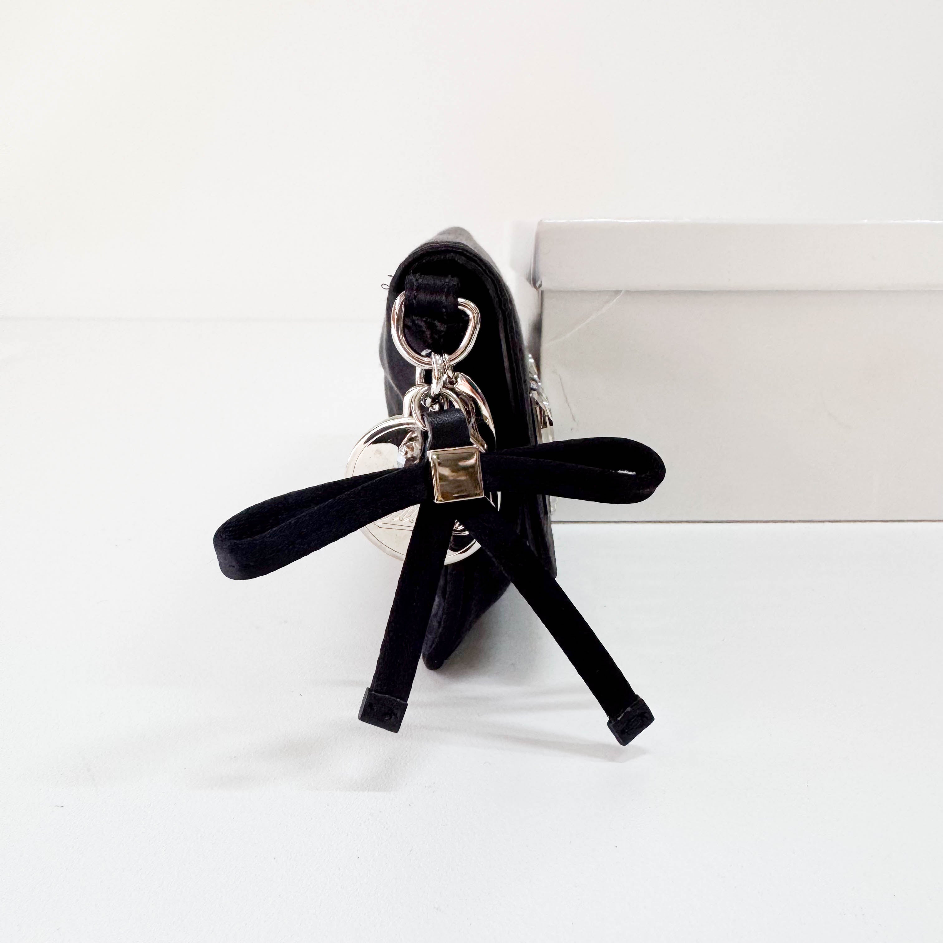 Rhinestone Satin Clutch