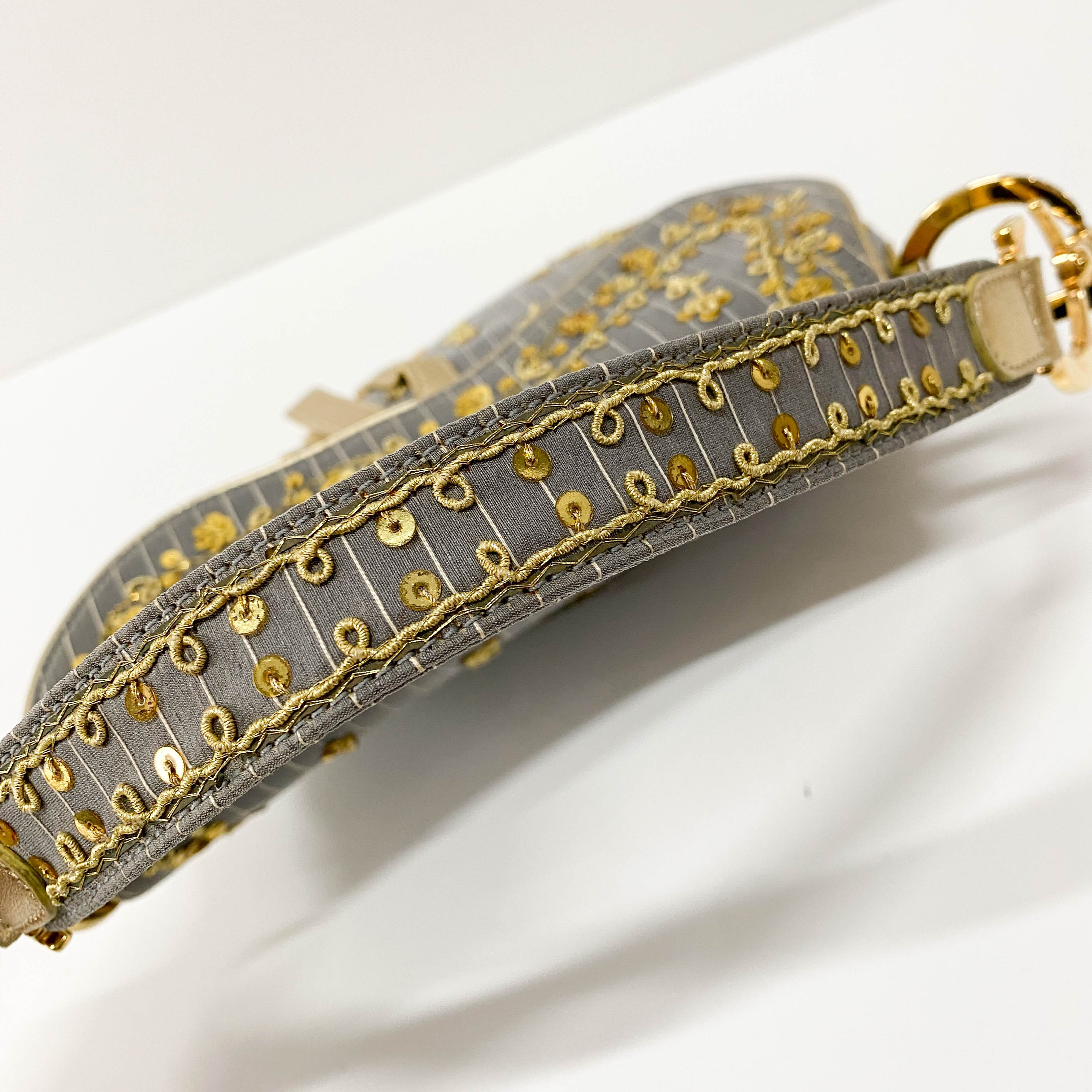 Grey Sequins Limited Edition Saddle Bag