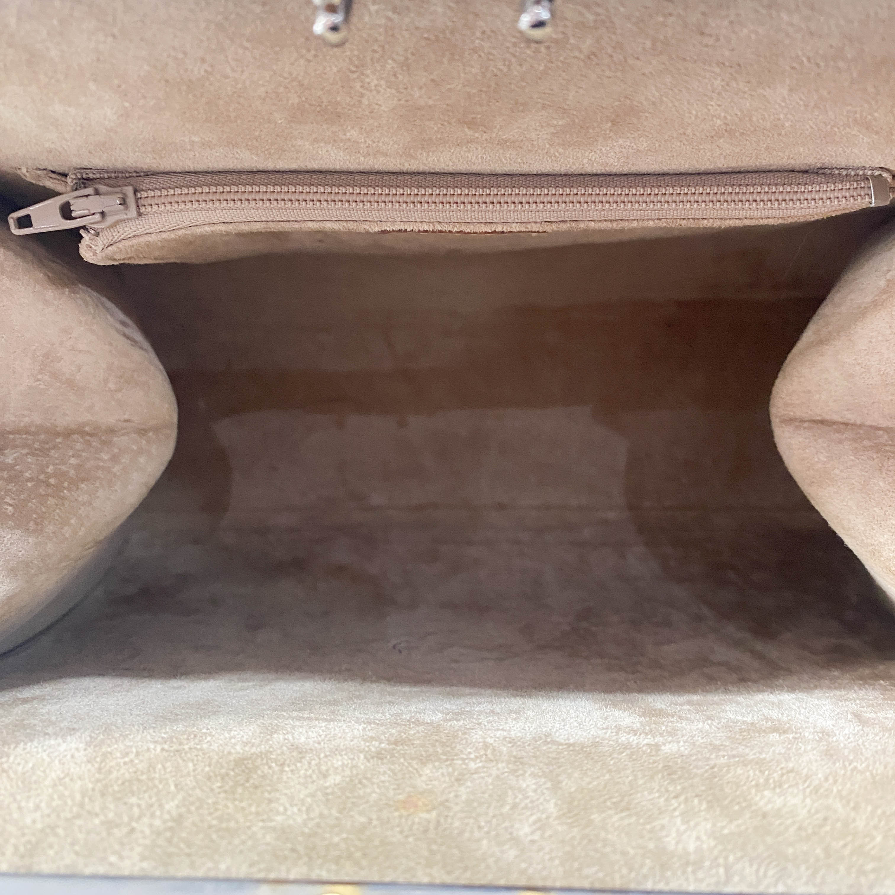 Brown Patent Leather Bag