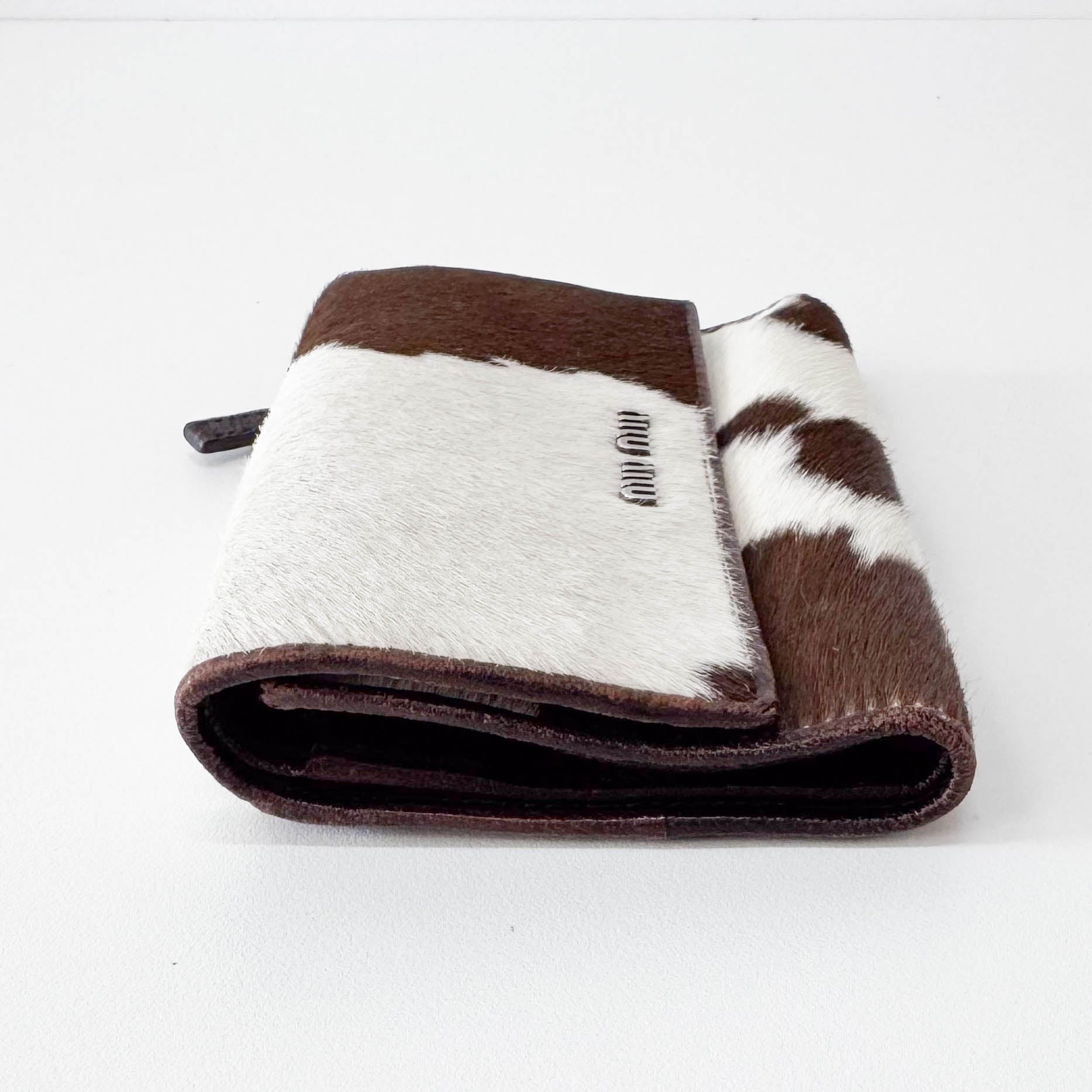 Multi-colour Pony Hair Wallet