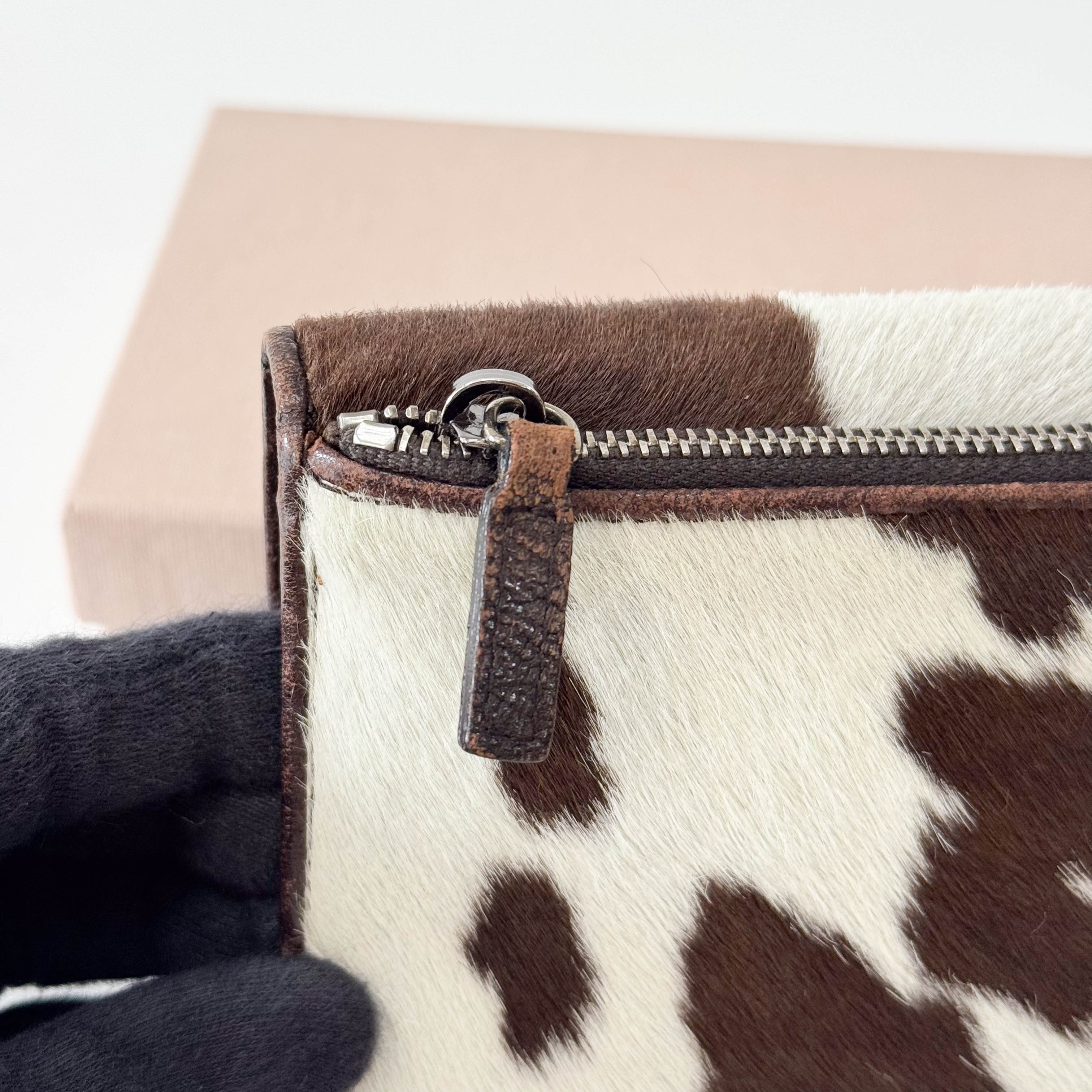 Multi-colour Pony Hair Wallet