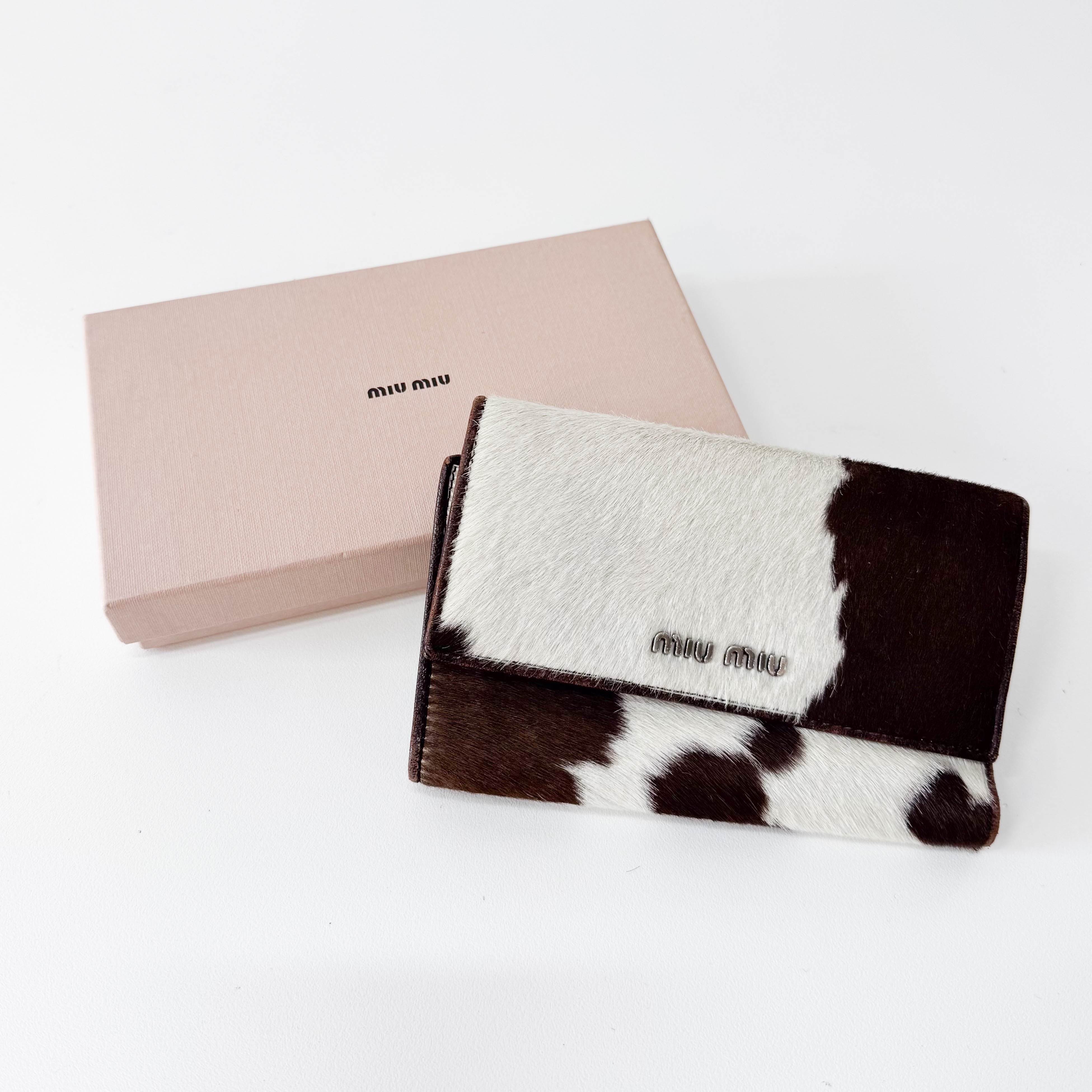 Multi-colour Pony Hair Wallet