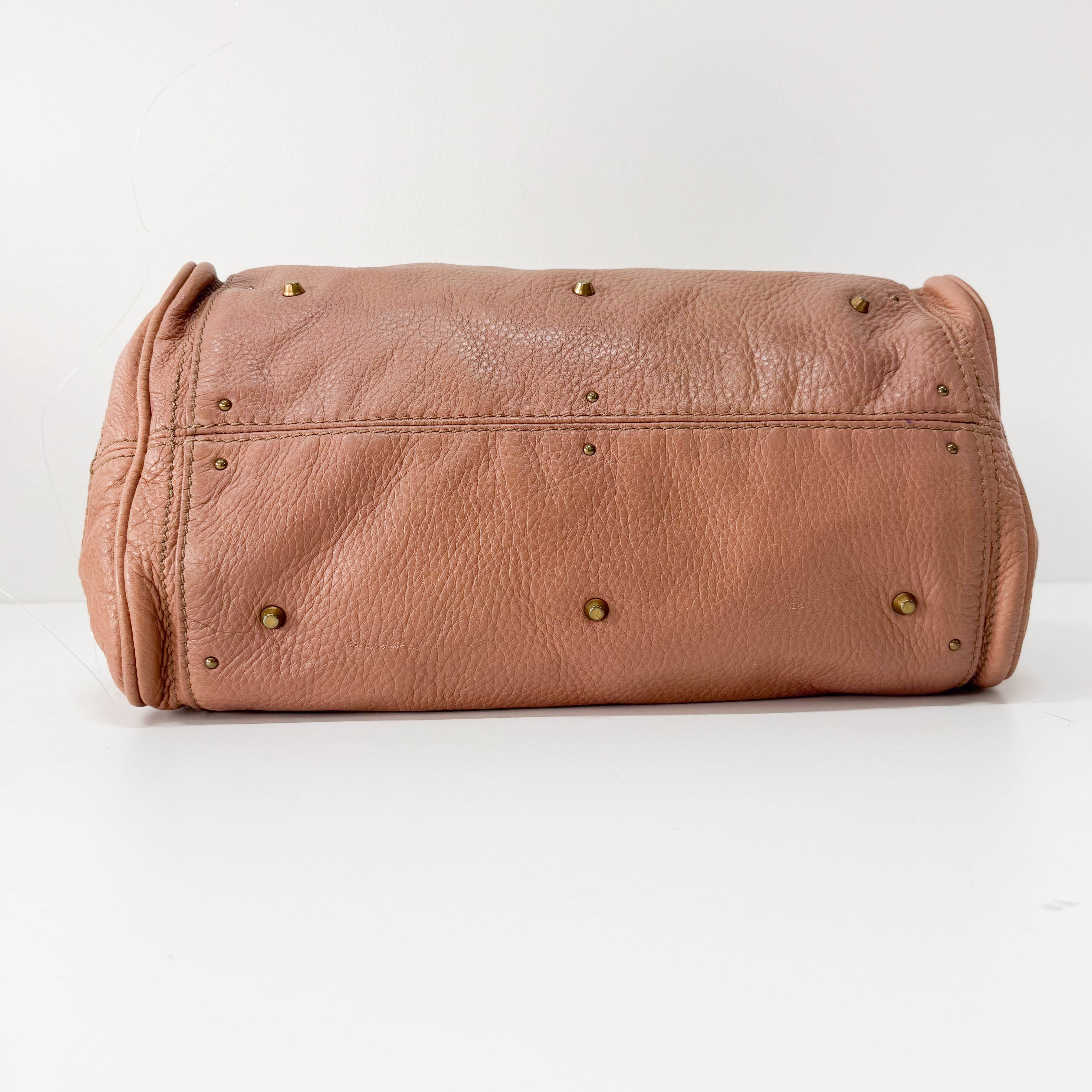Paddington Beige Leather Hand Bag