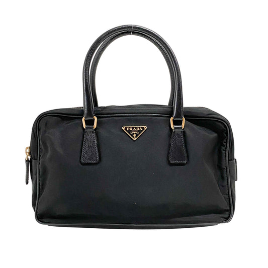 Black Nylon Handbag