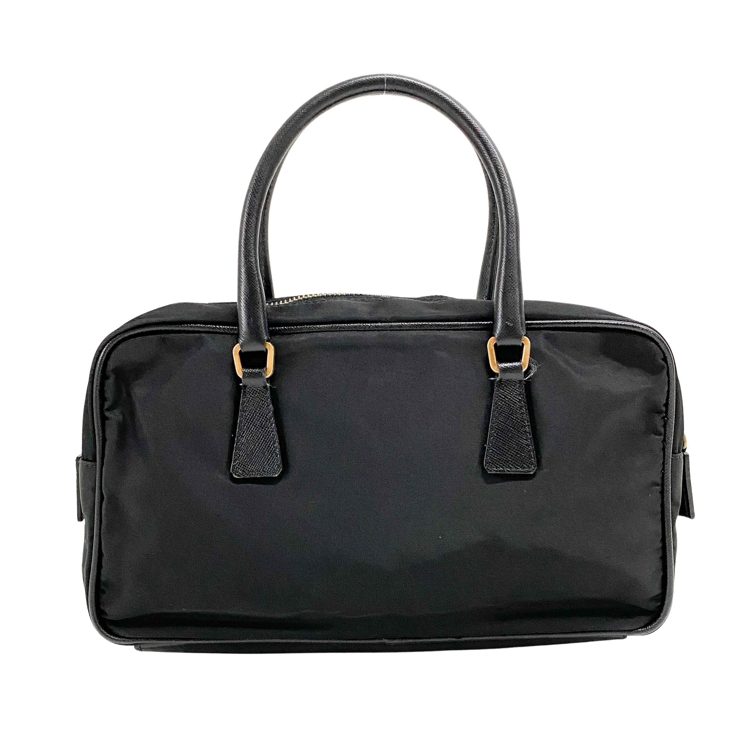 Black Nylon Handbag