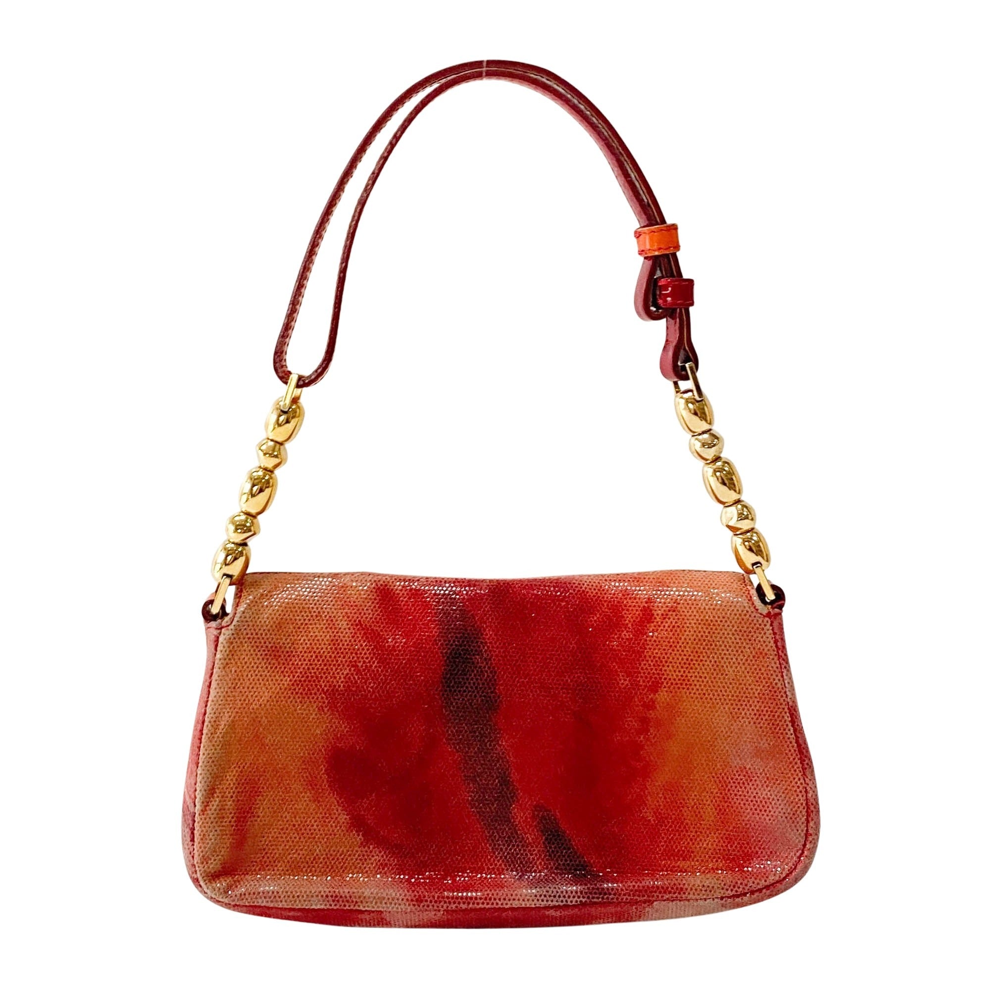 Malice Pearl Pink Perforated Leather Shoulder Bag