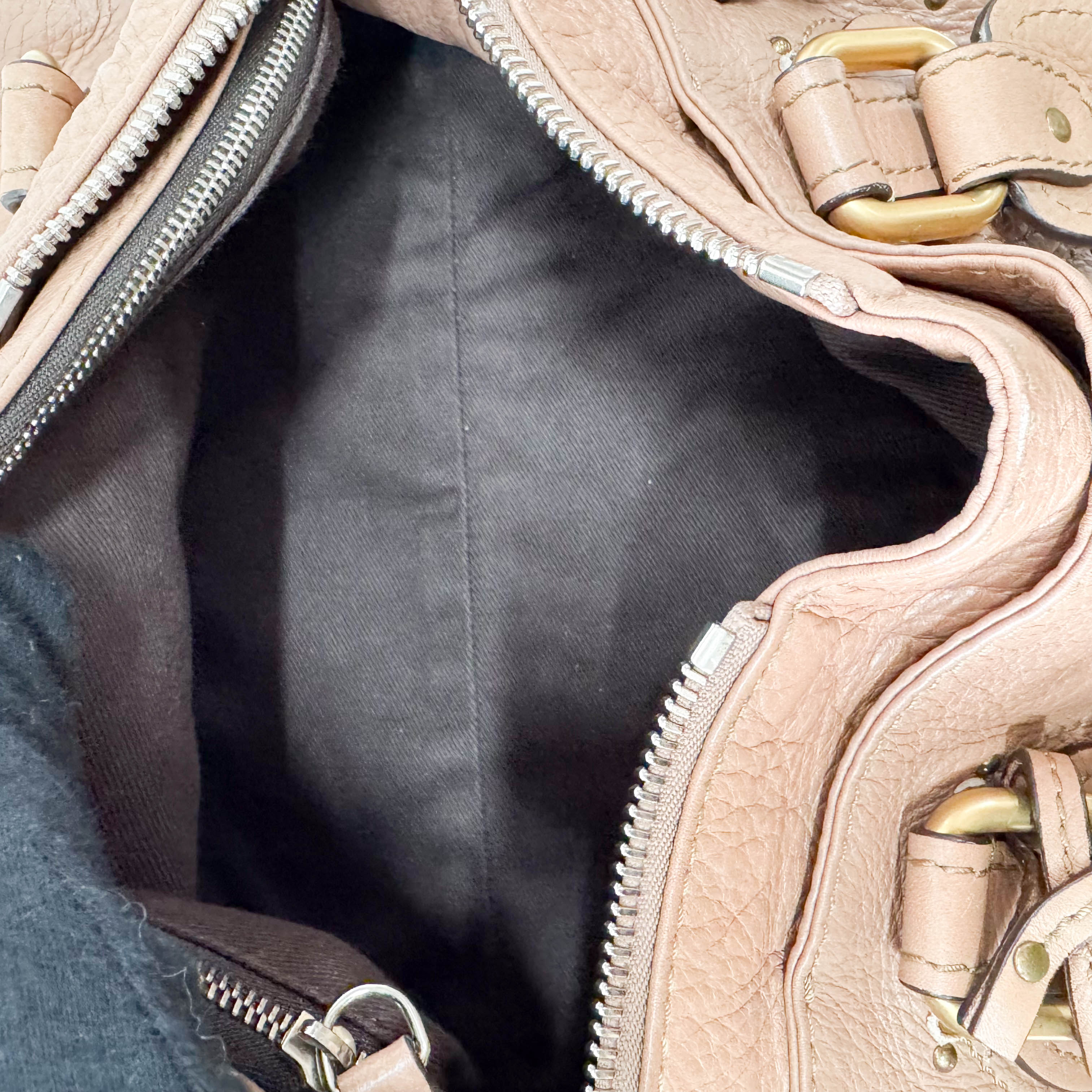 Paddington Beige Leather Hand Bag