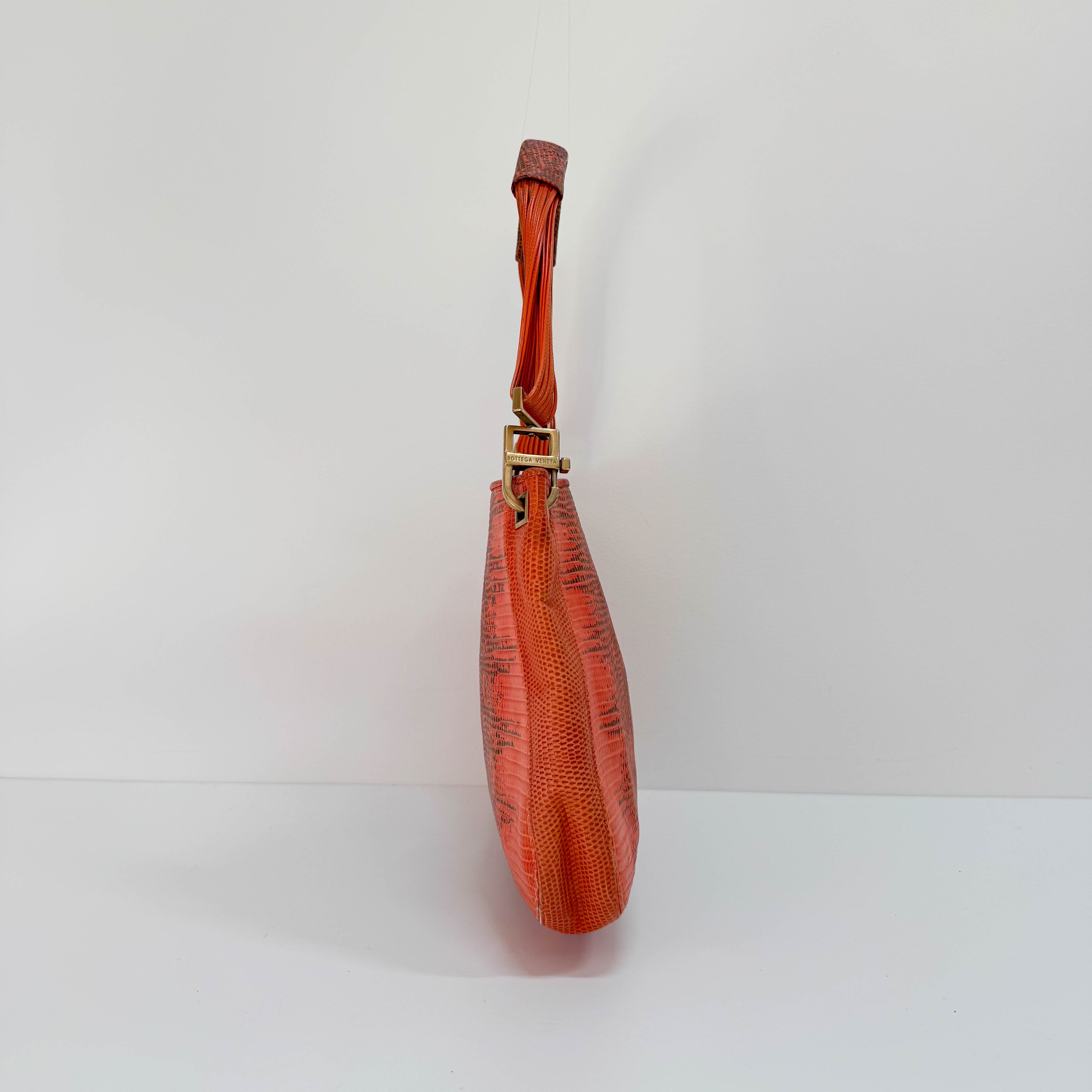 Red Leather Shoulder Bag