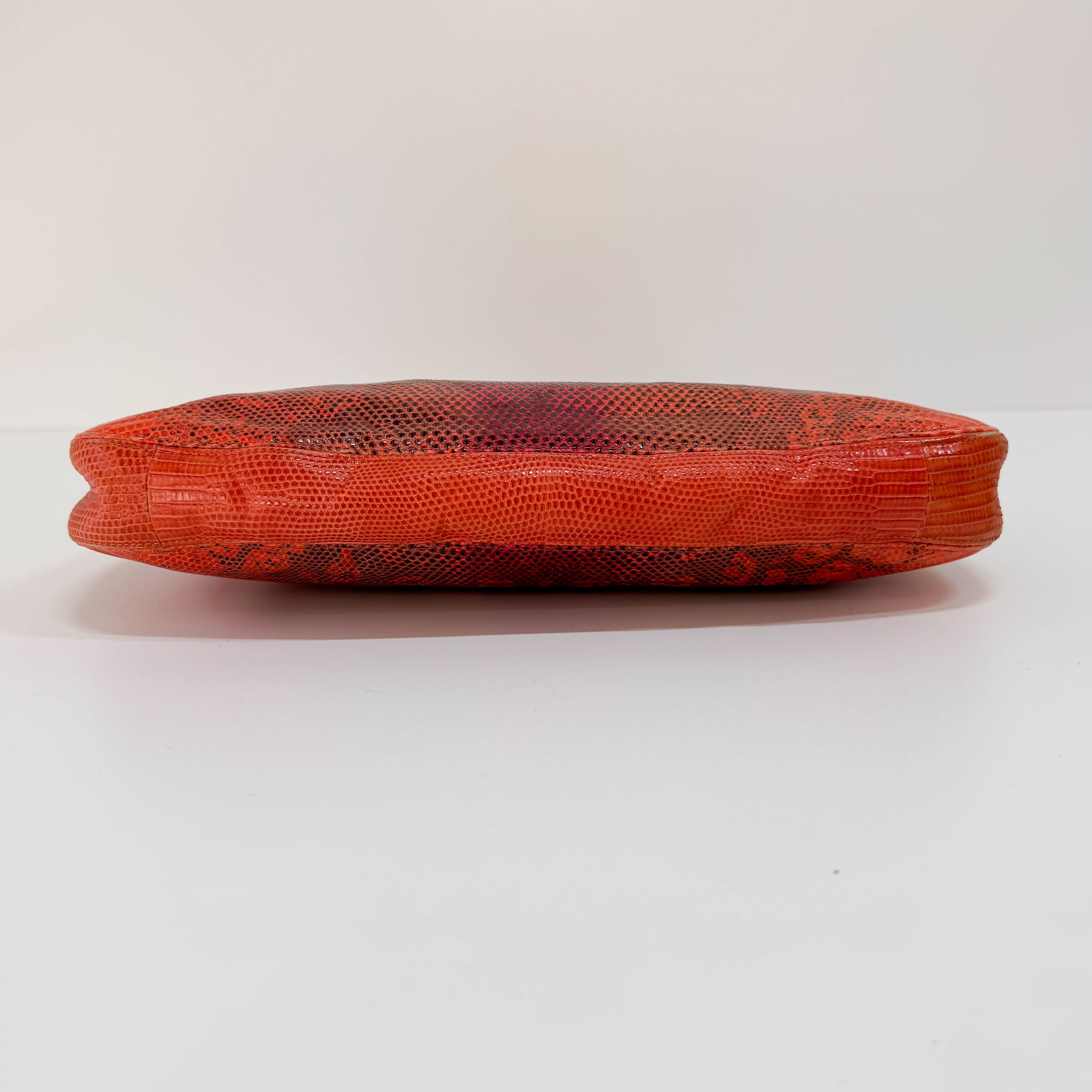 Red Leather Shoulder Bag