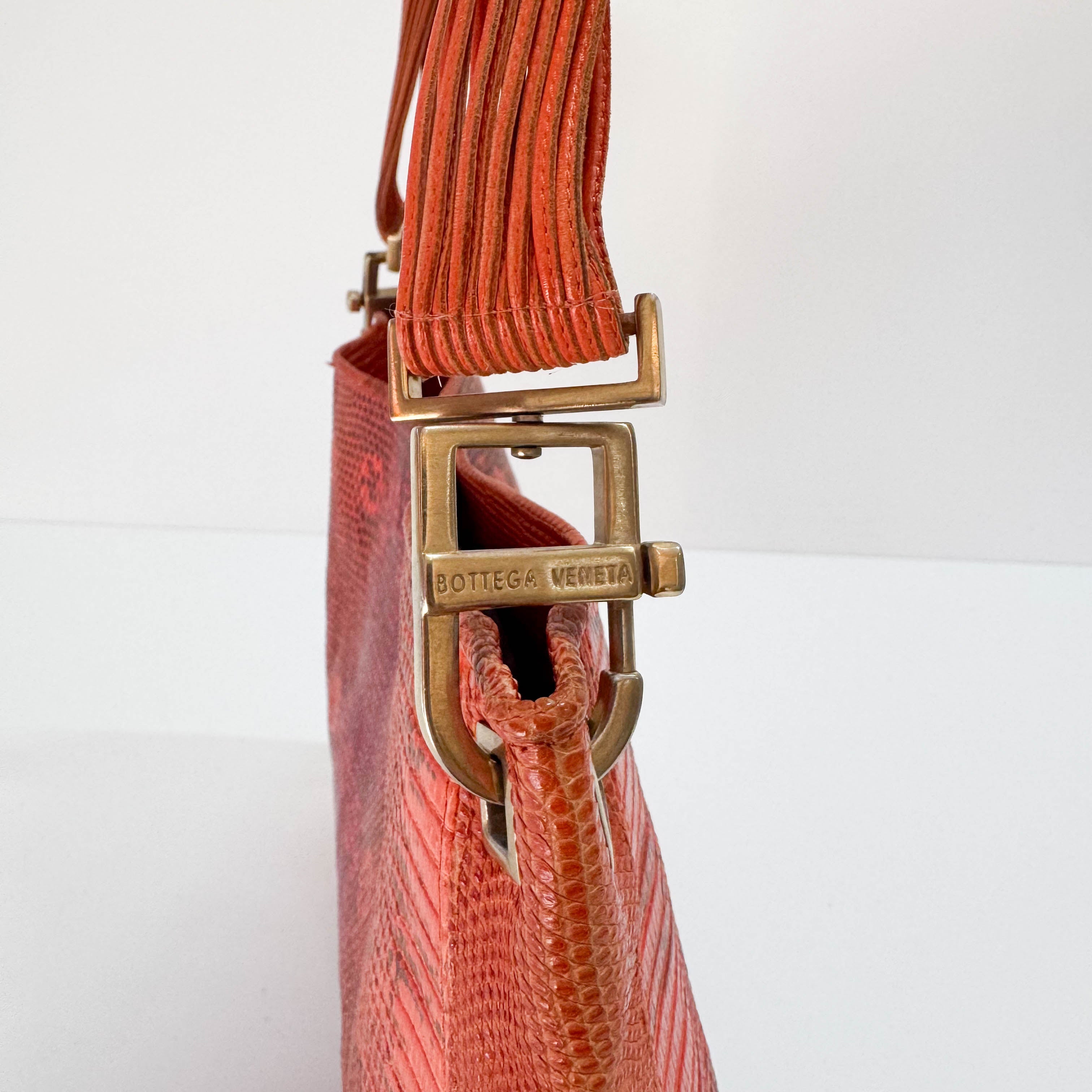 Red Leather Shoulder Bag