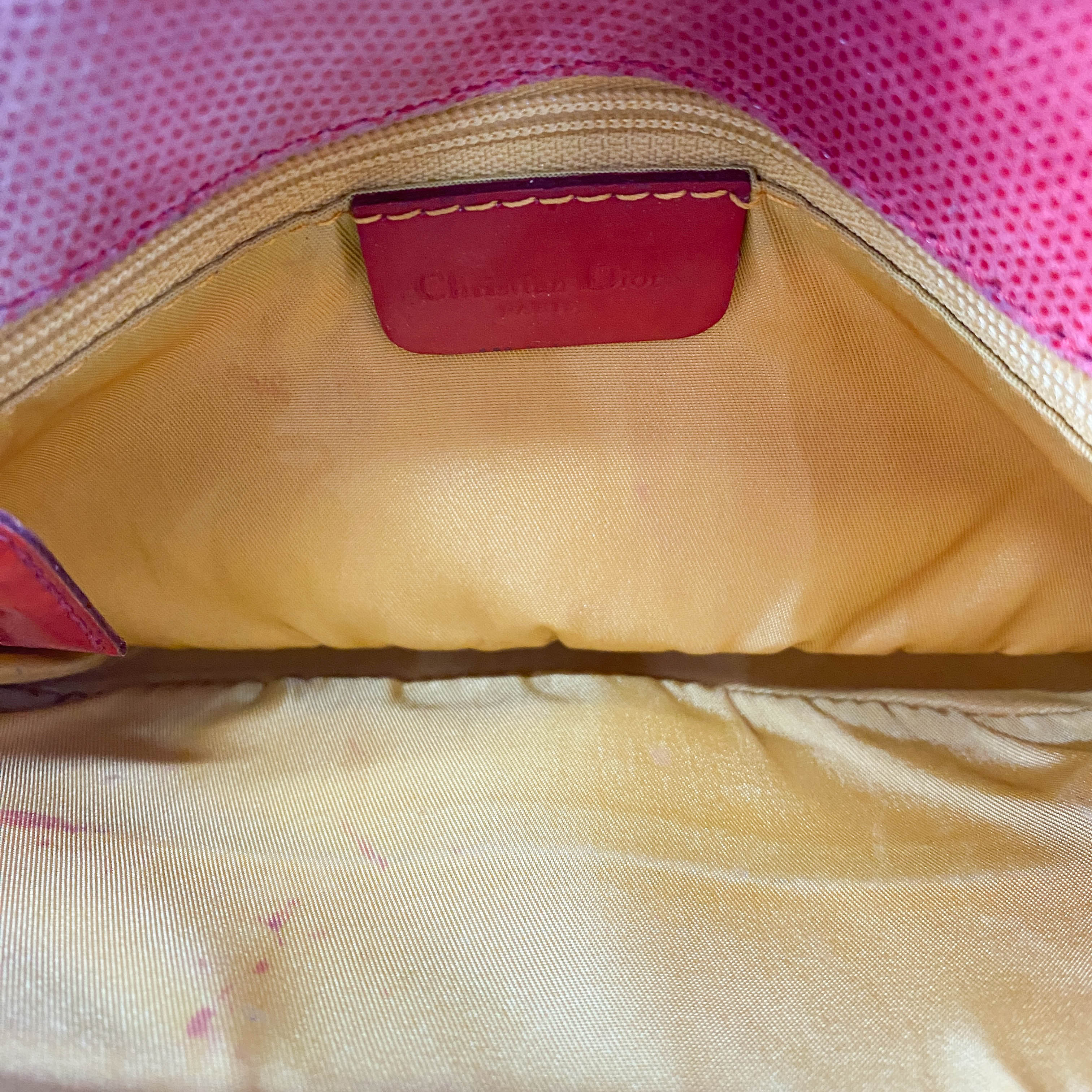 Malice Pearl Pink Perforated Leather Shoulder Bag