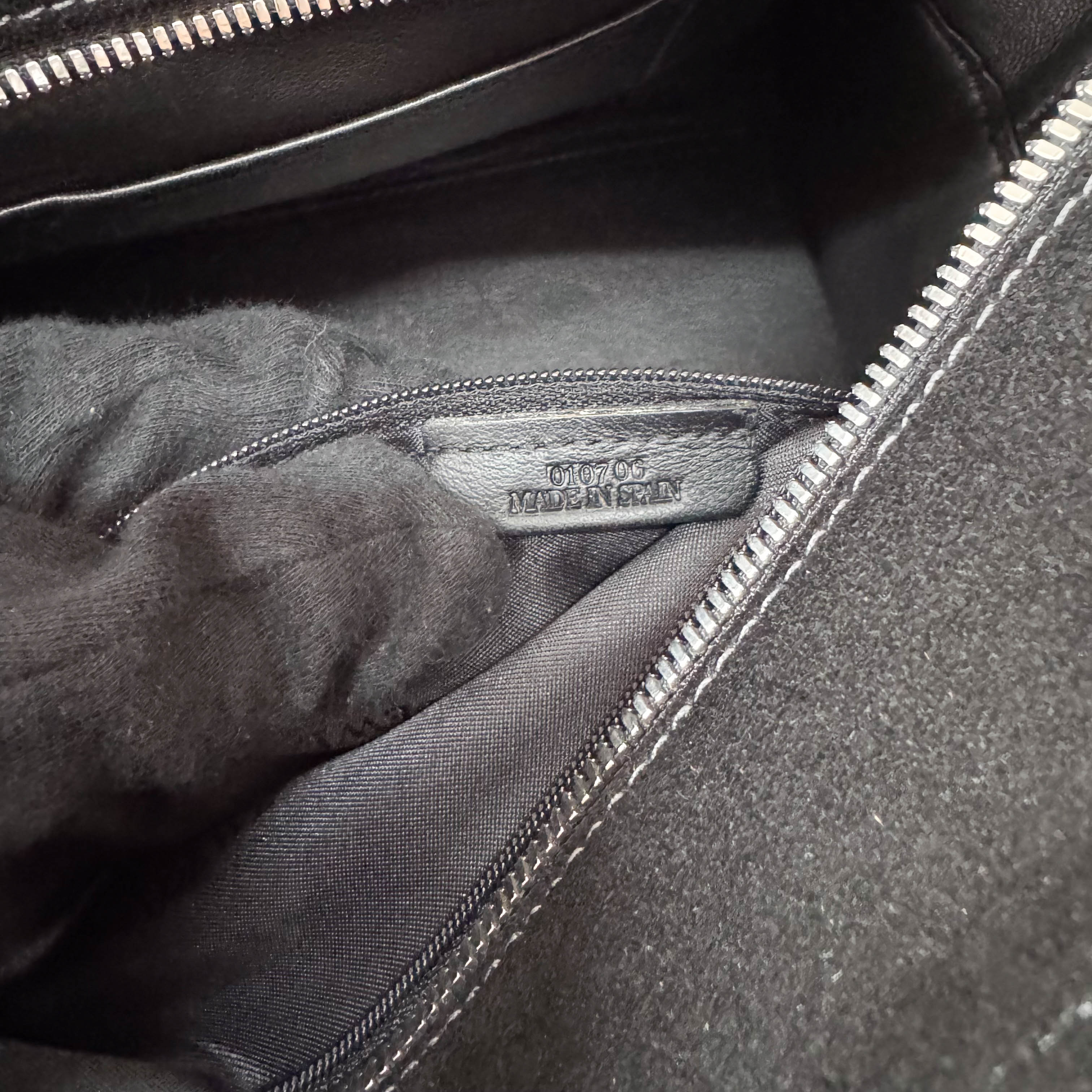 Amazona Black Suede & Beads Handbag