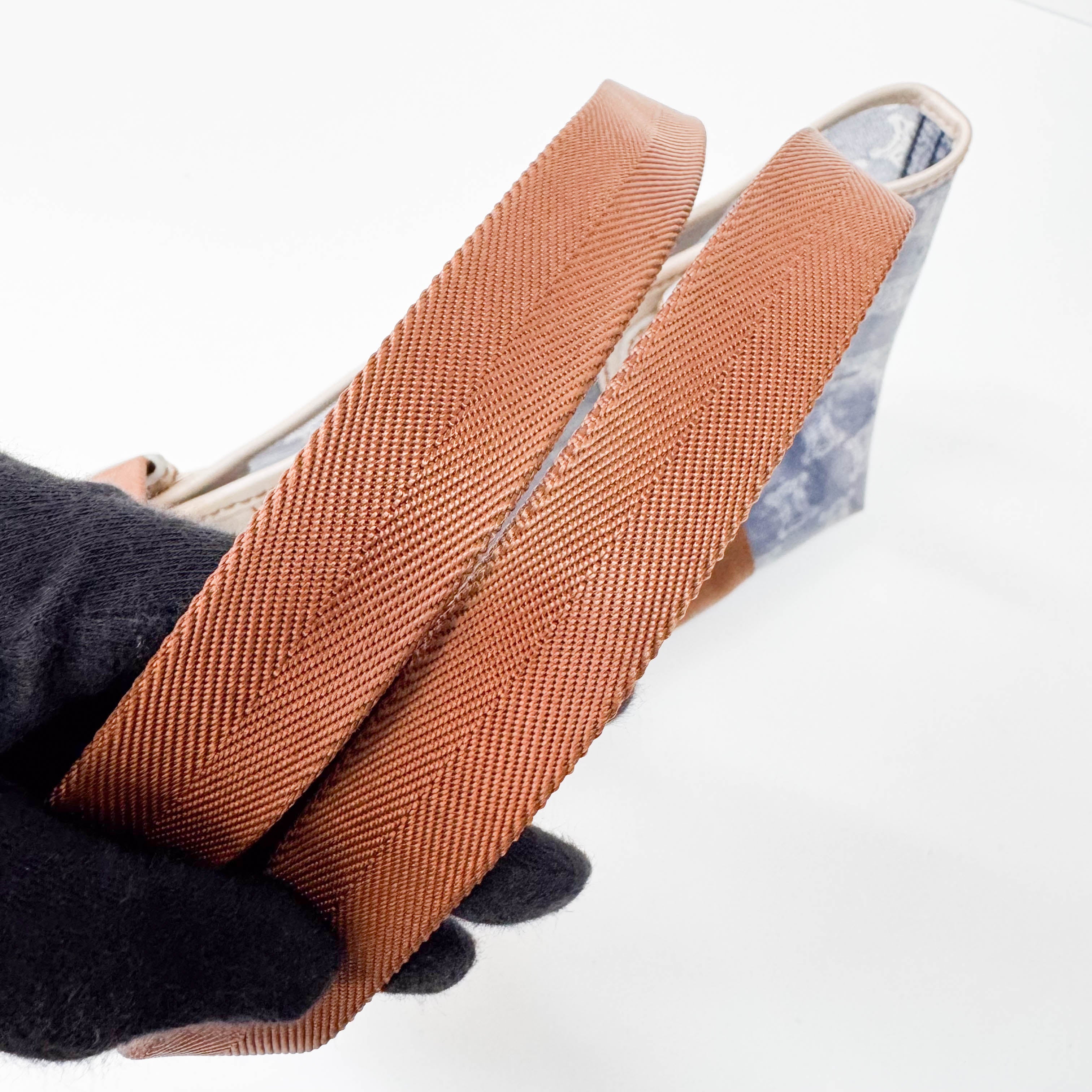 Blue Macadam Vinyl Tote Bag