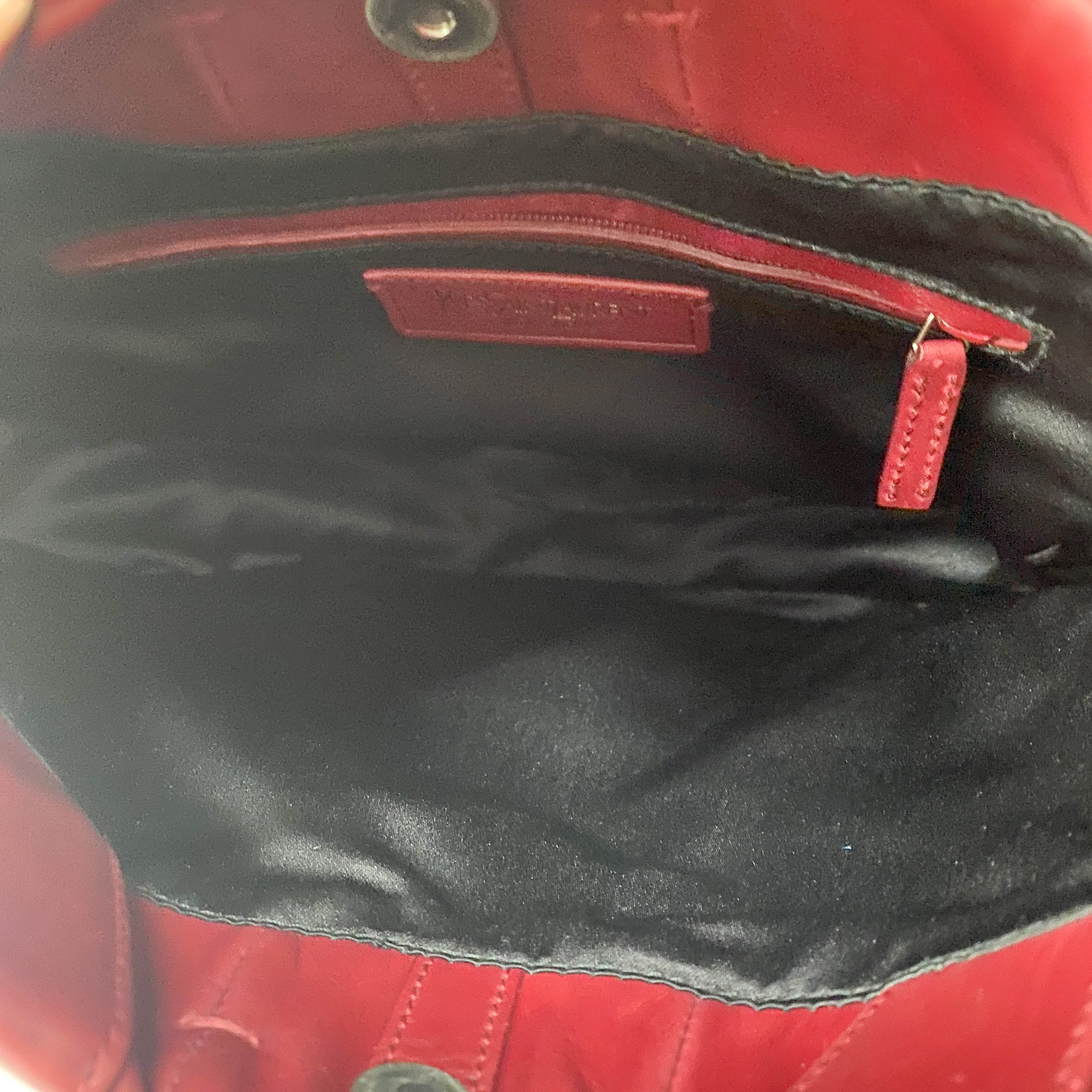 Bordeaux Leather Shoulder Bag