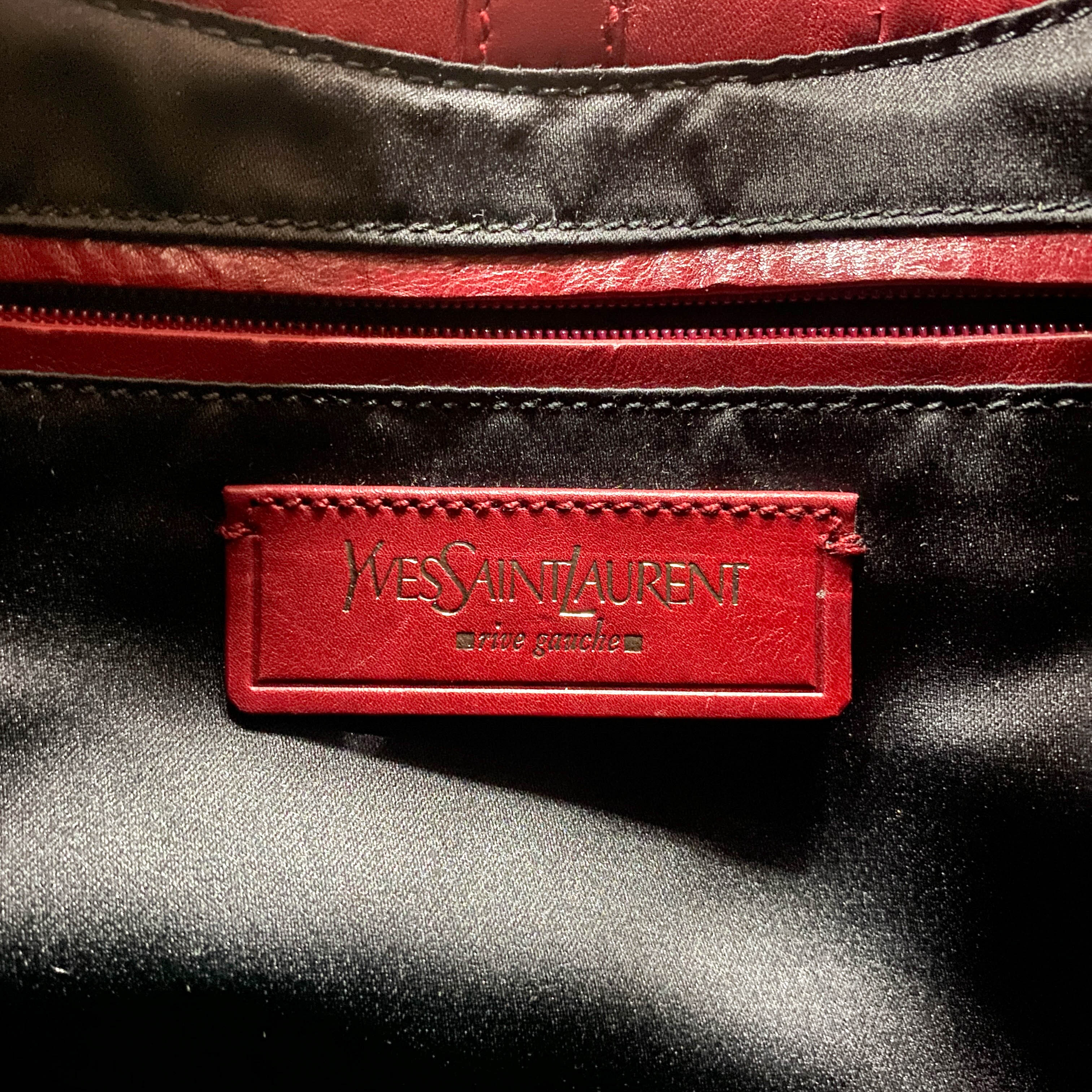 Bordeaux Leather Shoulder Bag