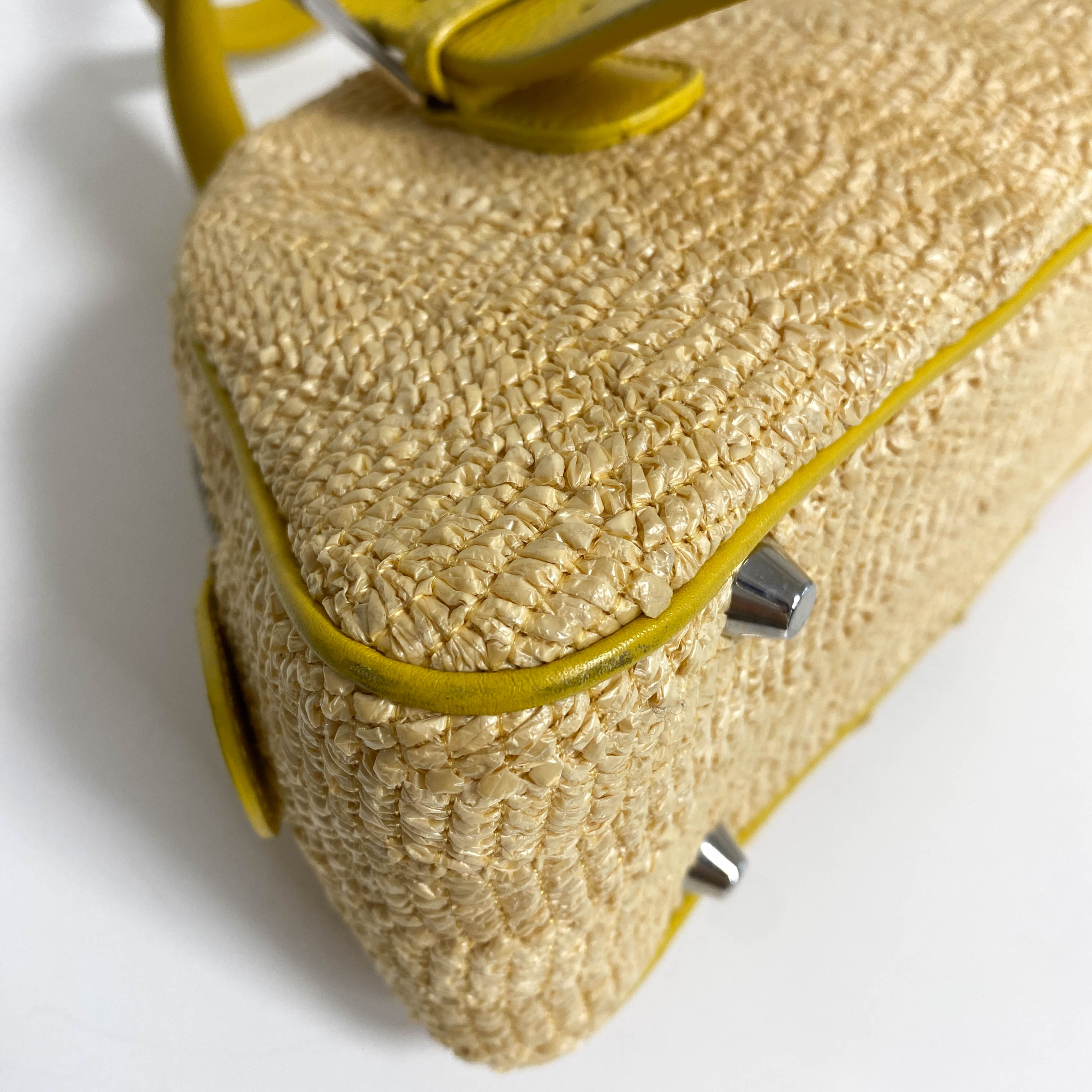 Floral Raffia Handbag