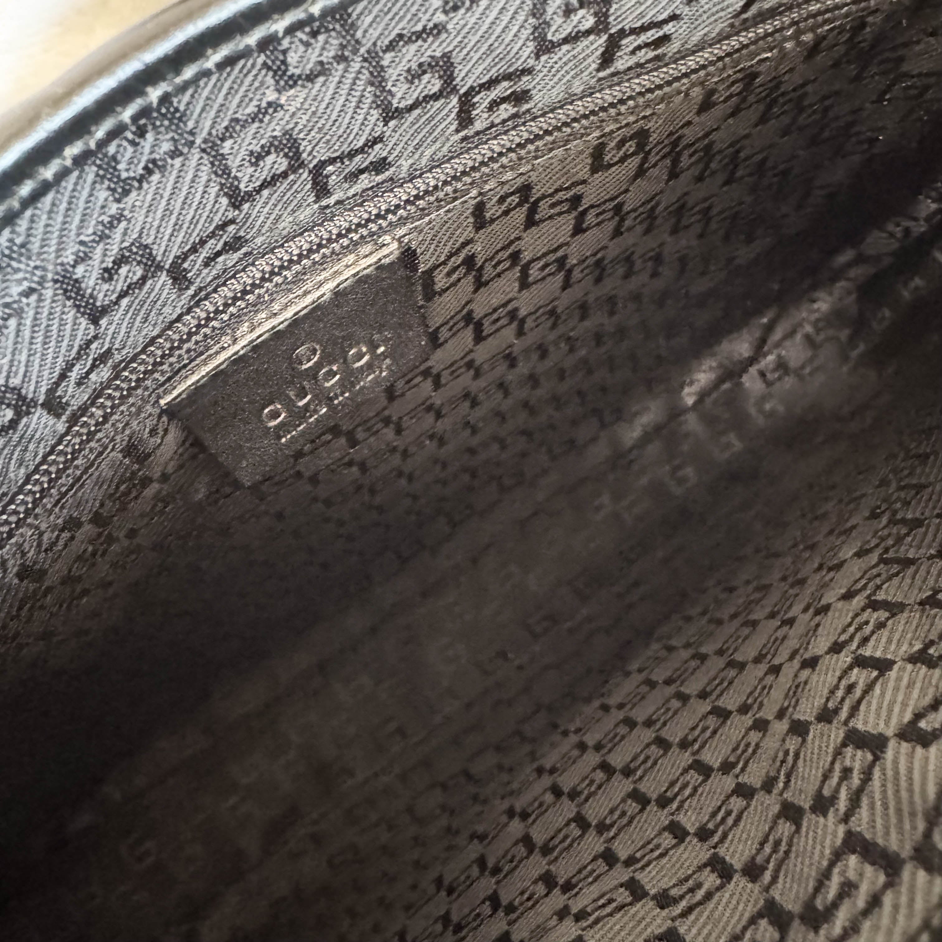 Jackie Black Leather Shoulder Bag