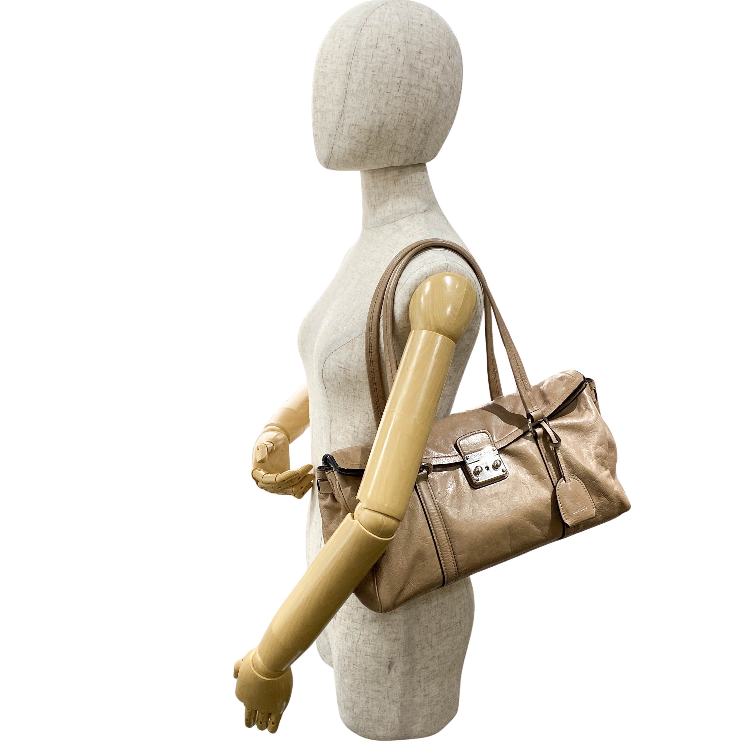 Archive Beige Shoulder Bag