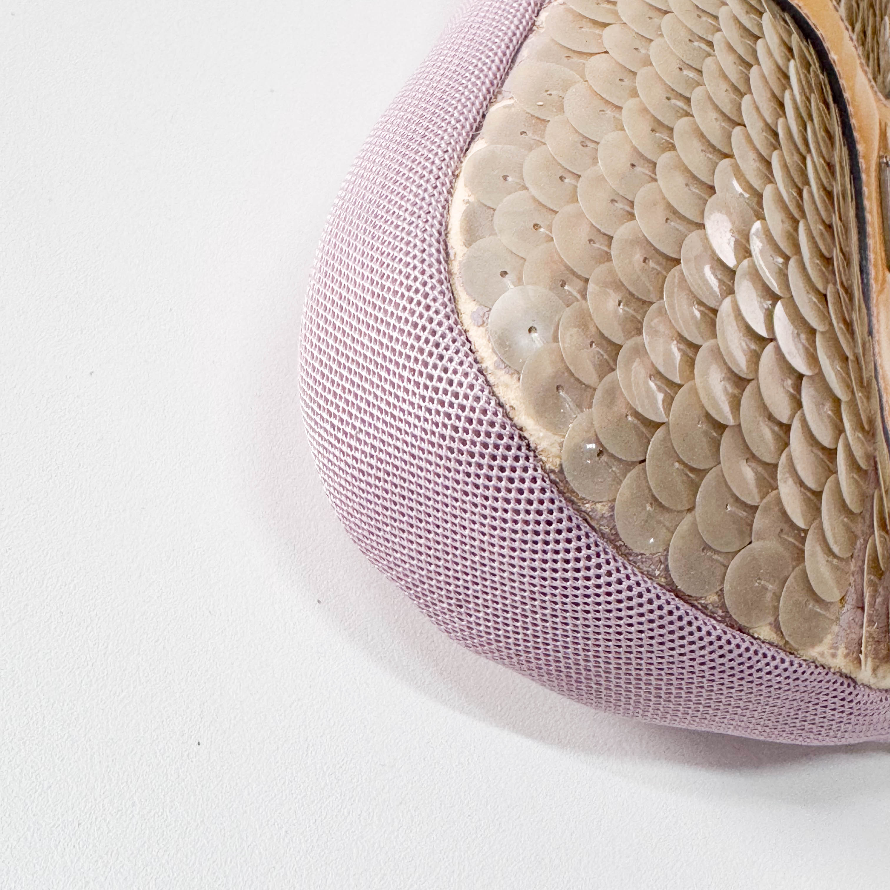 Multicolor Sequin and Mesh Shoulder Bag