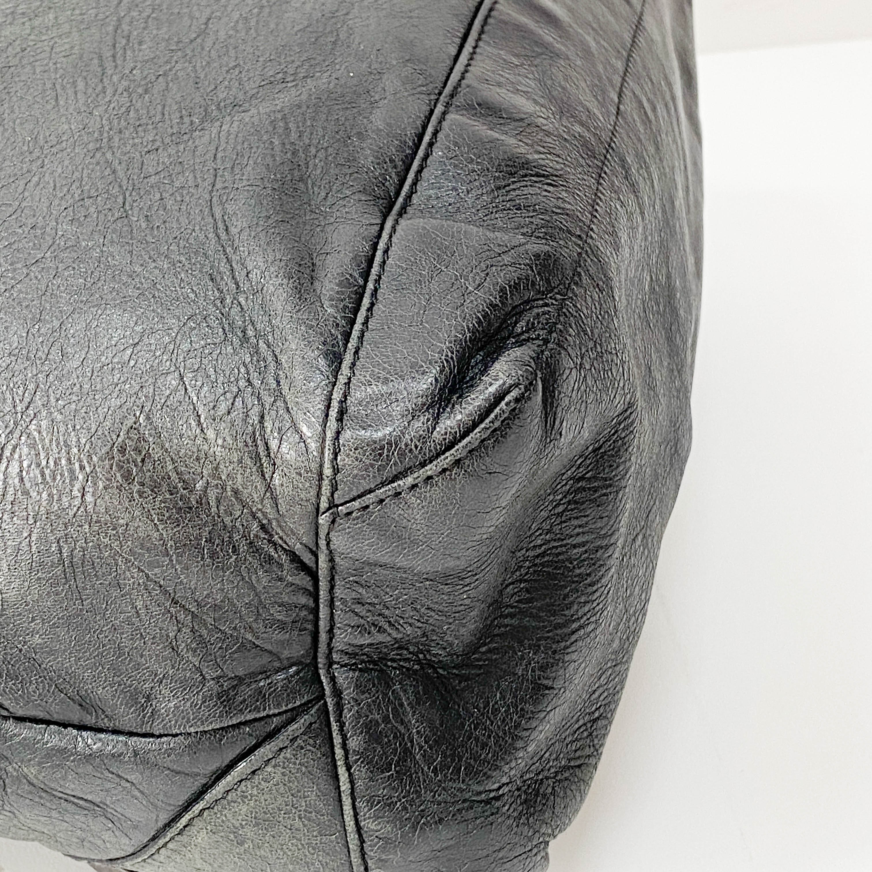 The Day Black Leather Hobo Bag