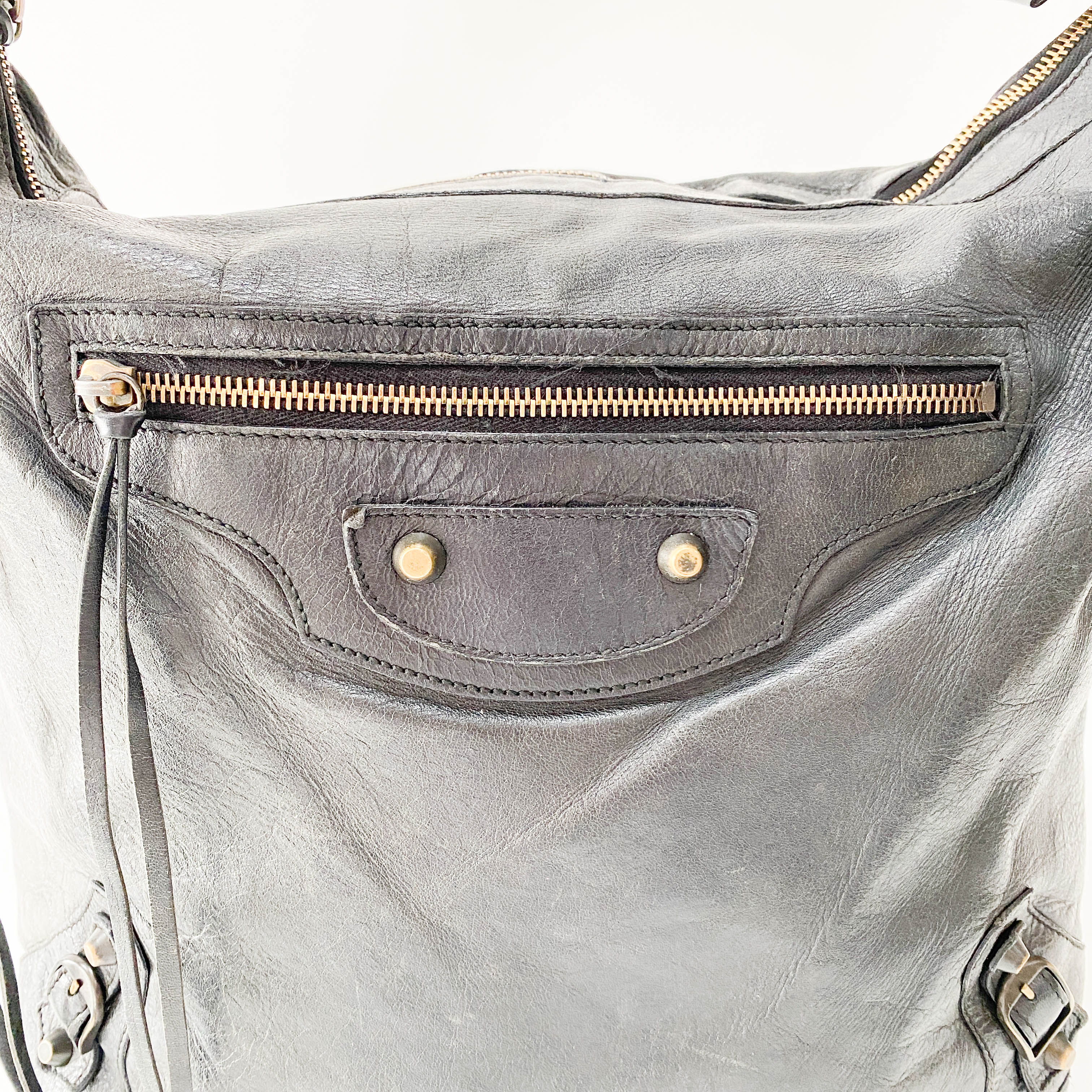 The Day Black Leather Hobo Bag