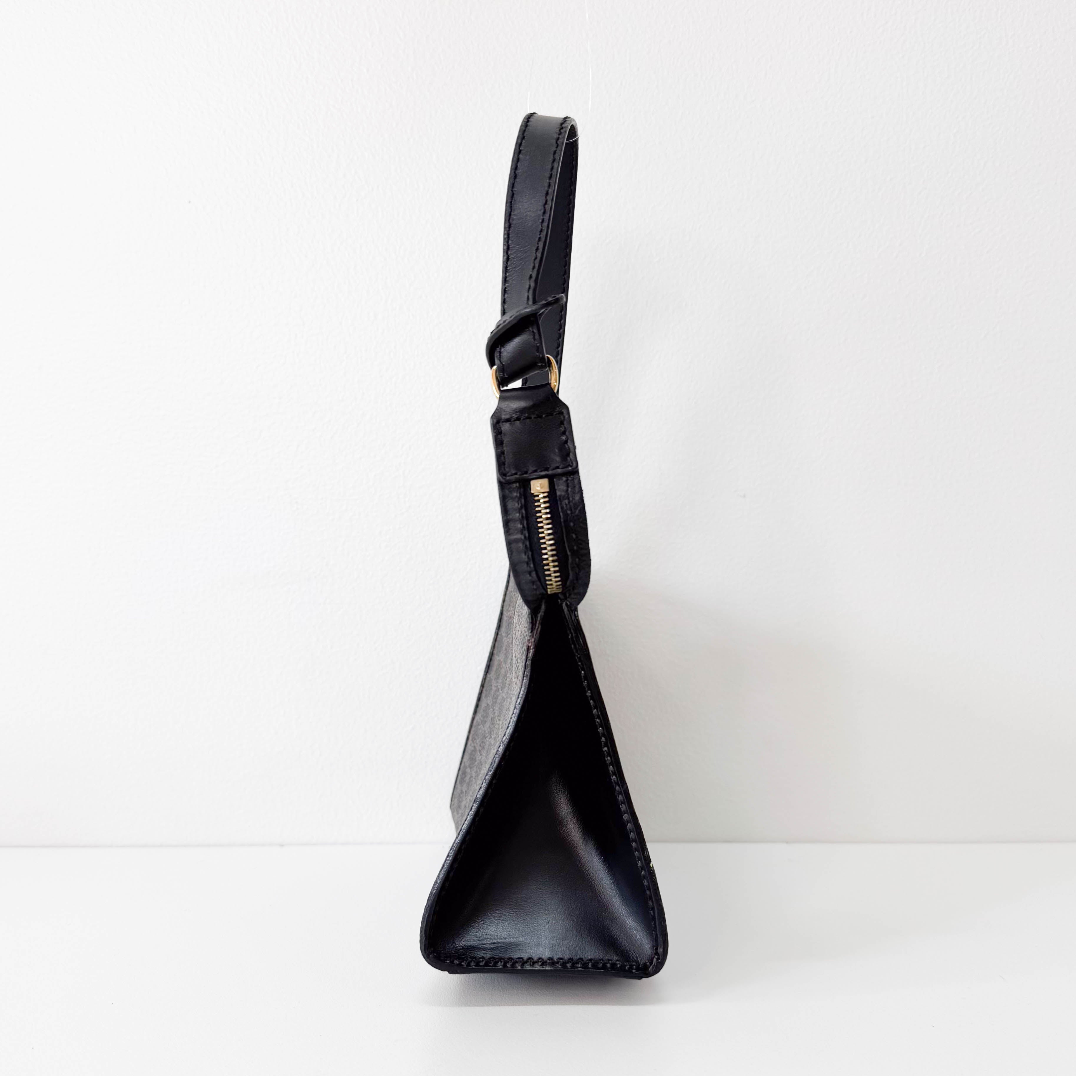 Macadam Black Leather Mini Shoulder Bag