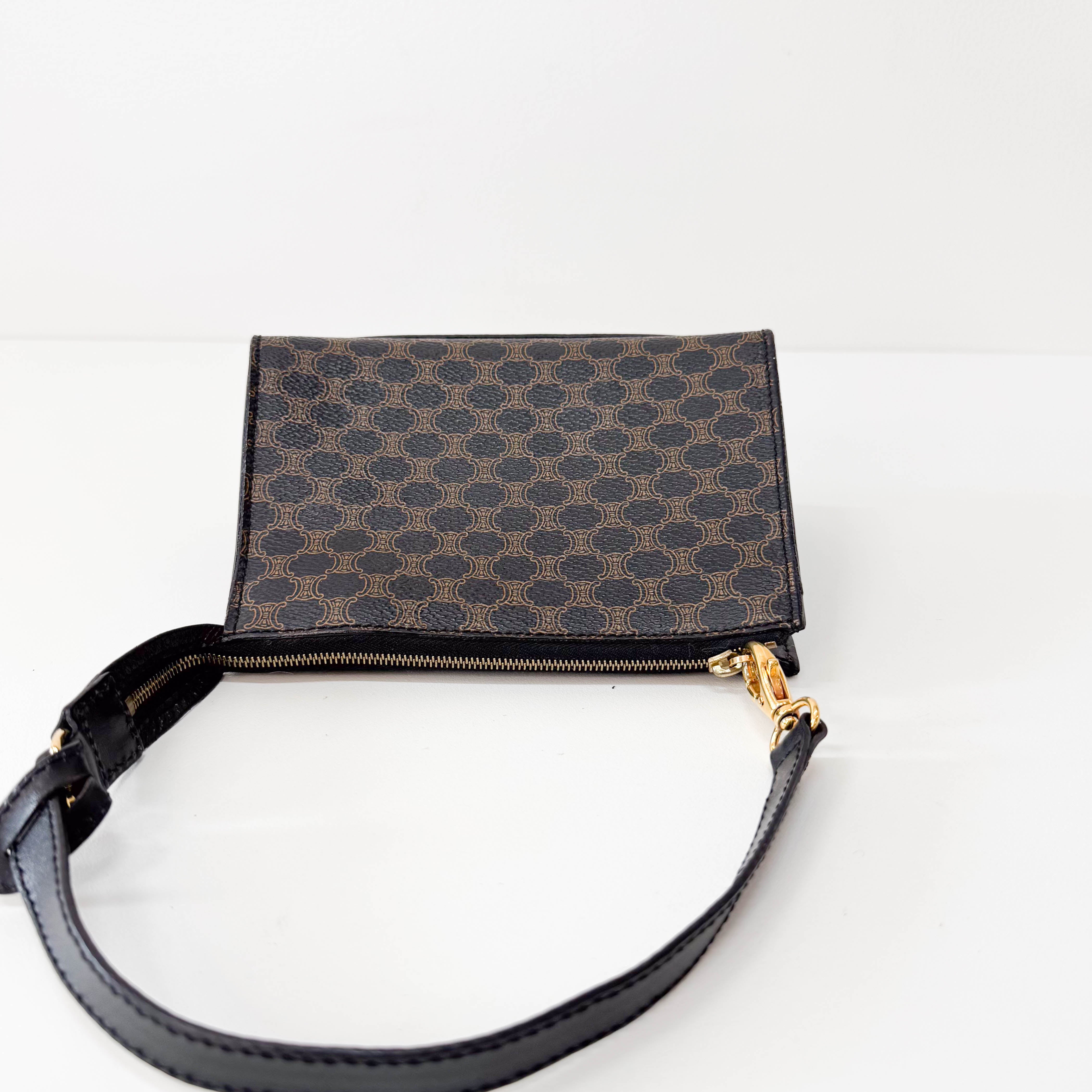 Macadam Black Leather Mini Shoulder Bag